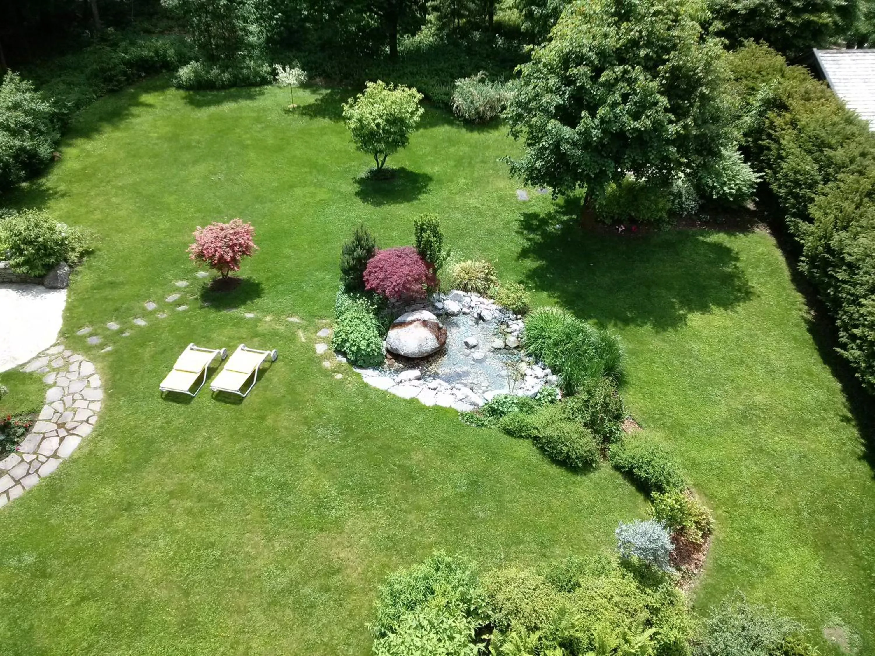 Garden in Hotel Garni Erler
