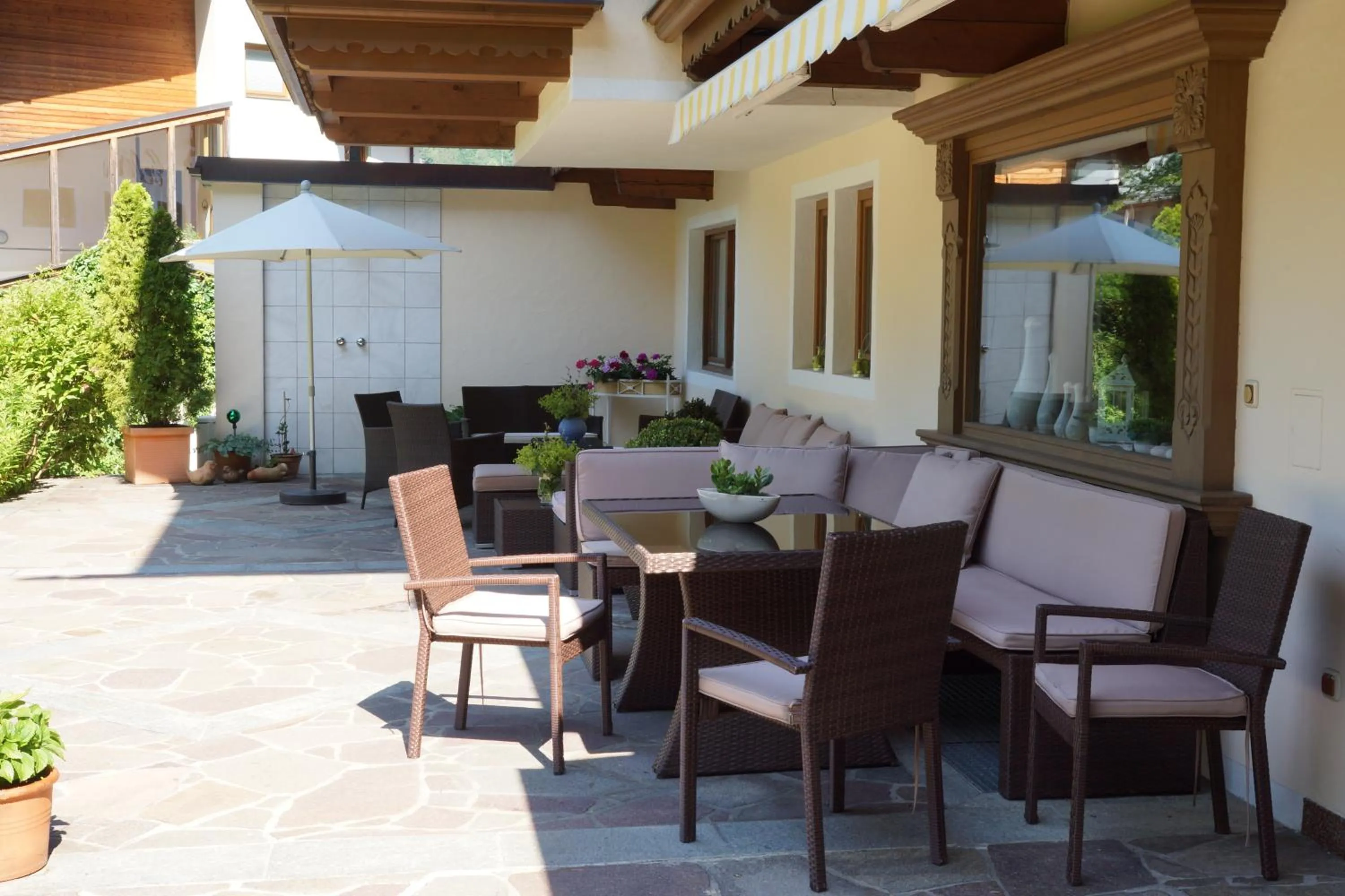 Balcony/Terrace in Hotel Garni Erler