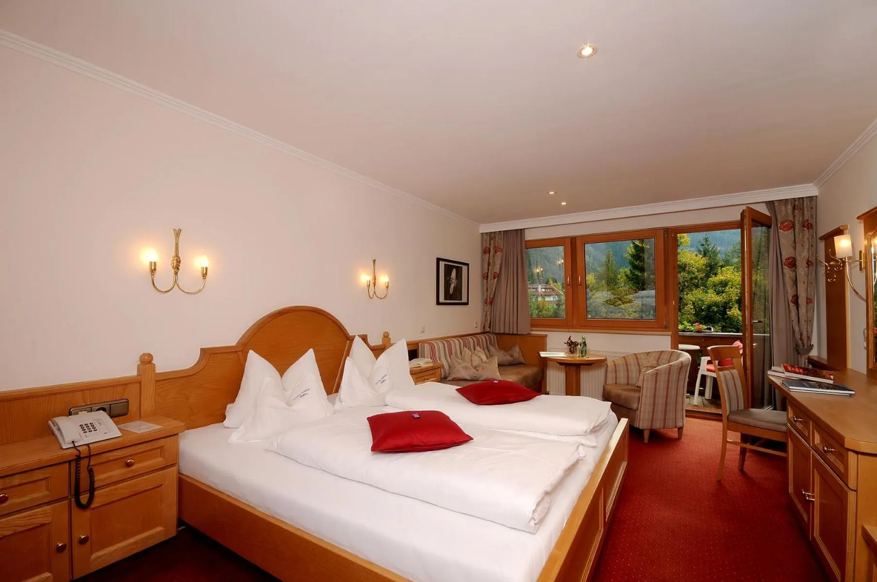 Bedroom, Bed in Hotel Garni Erler