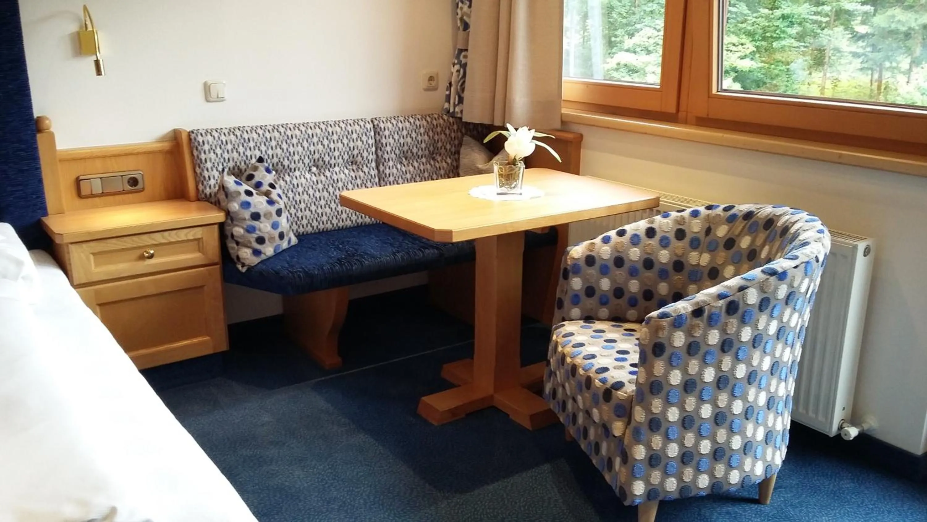 Seating area in Hotel Garni Erler