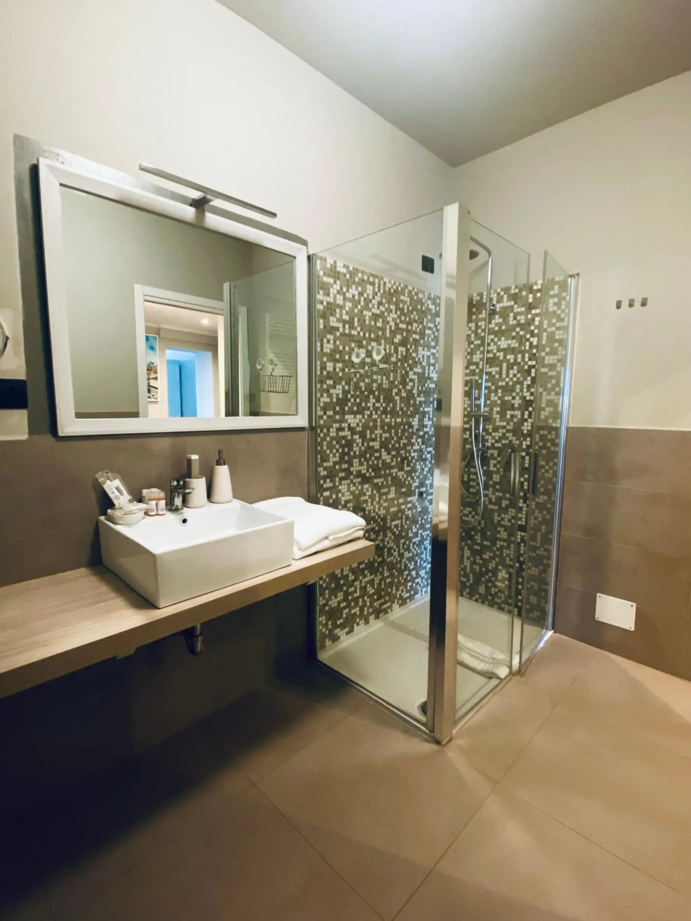 Shower in Hotel De Ville