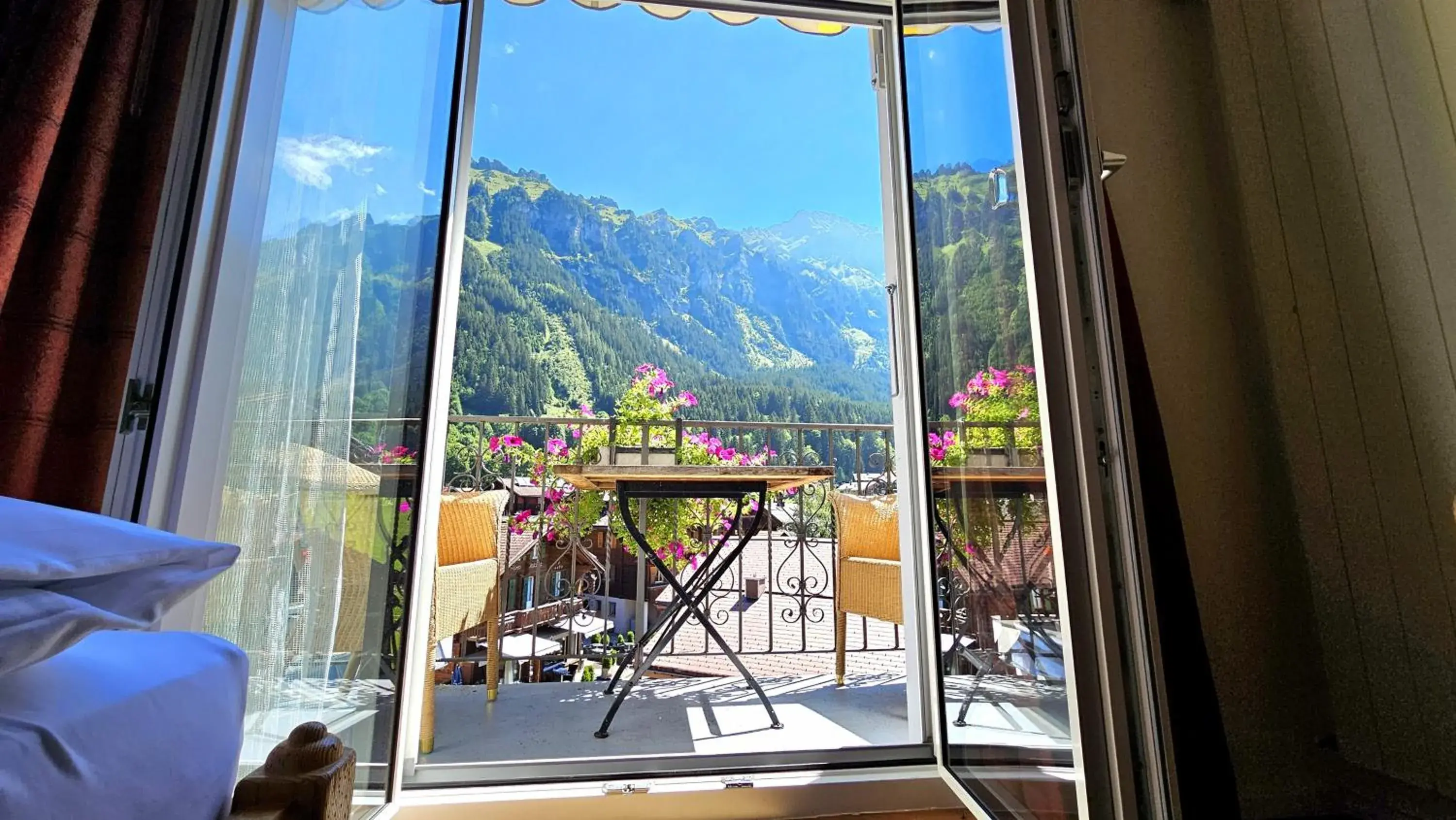 Superior Family Room with Balcony and Mountain View in Hotel Schönegg Superior Family Room with Balcony and Mountain View in Hotel Schönegg
