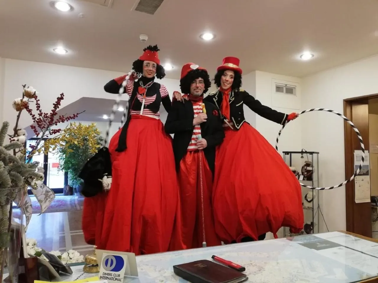 People in Hotel Belvedere