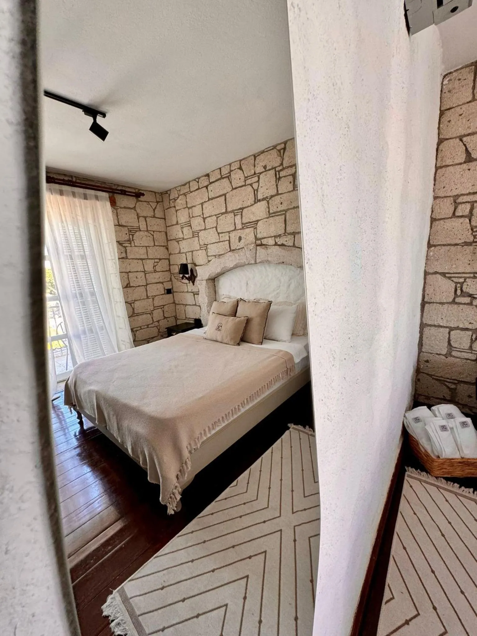 Bed in Aleysim Otel - Alaçatı