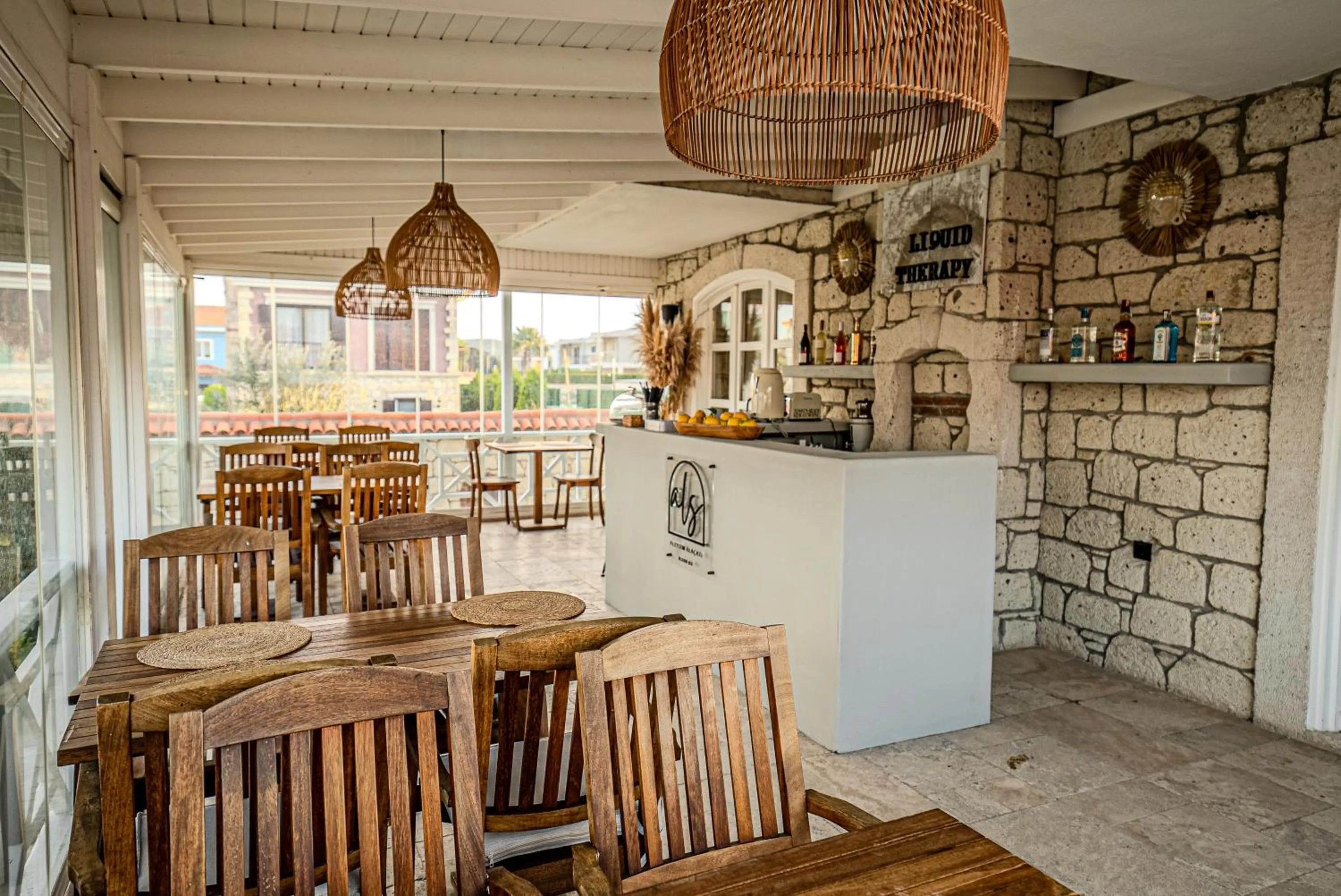 Dining area in Aleysim Otel - Alaçatı