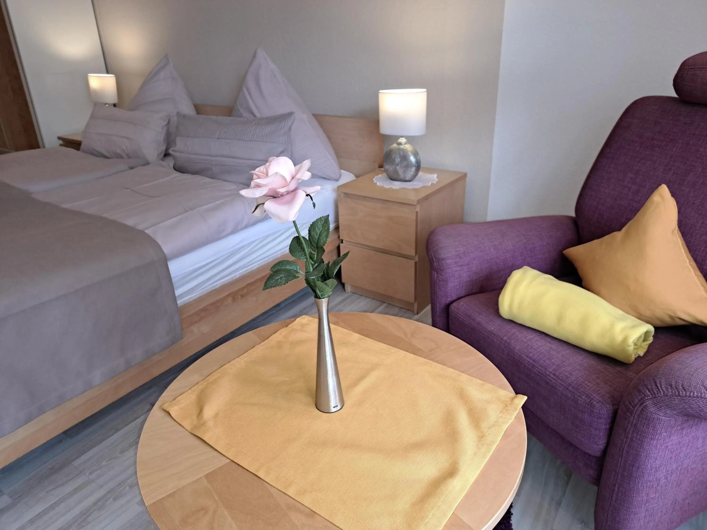 Photo of the whole room, Bed in Haus Roseneck mit gratis Zugang zur Jod-Sole-Therme