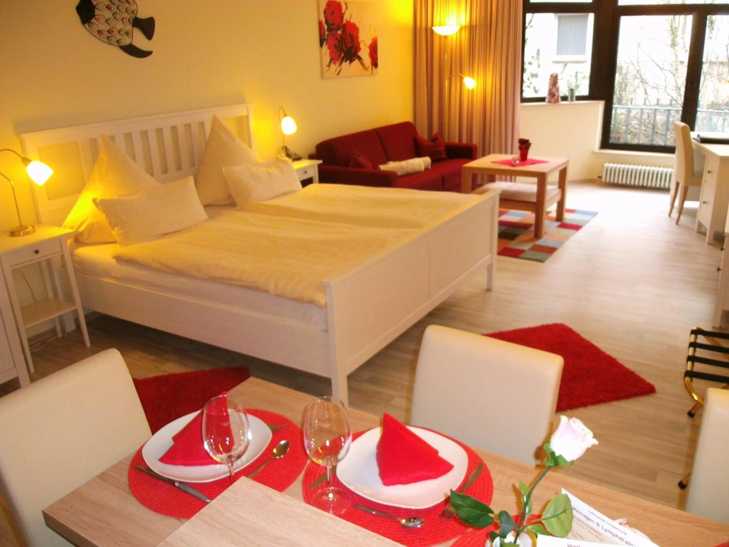 Bed in Haus Roseneck mit gratis Zugang zur Jod-Sole-Therme