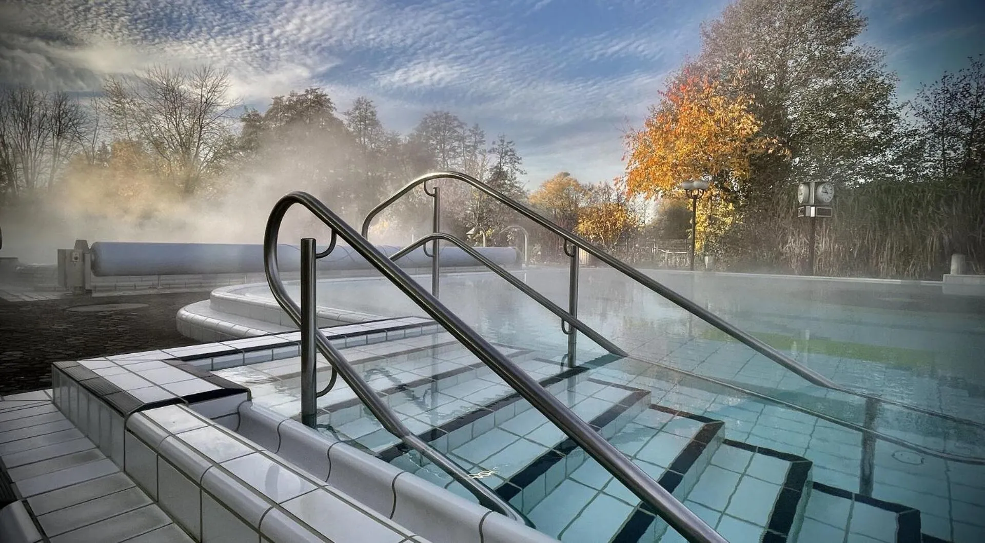 Hot Spring Bath in Haus Roseneck mit gratis Zugang zur Jod-Sole-Therme