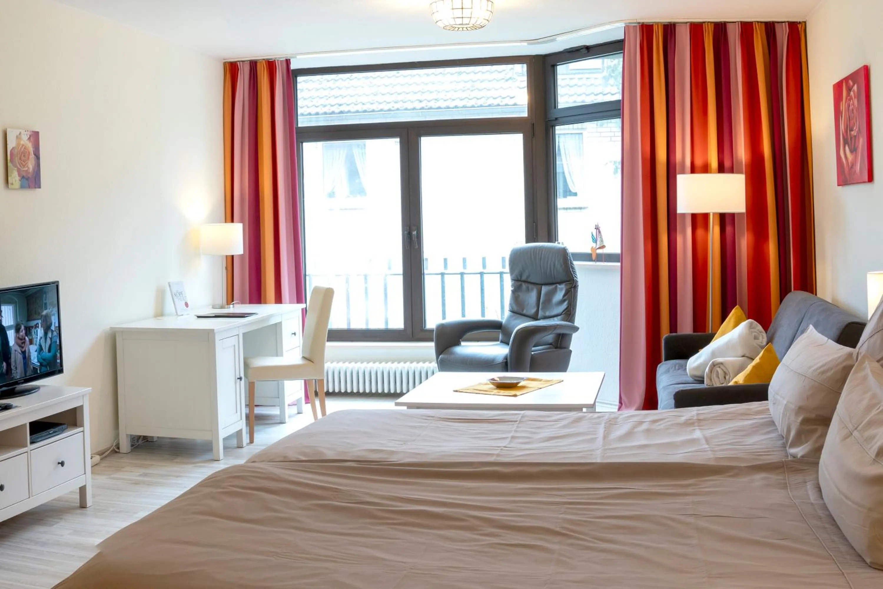 Photo of the whole room, Bed in Haus Roseneck mit gratis Zugang zur Jod-Sole-Therme