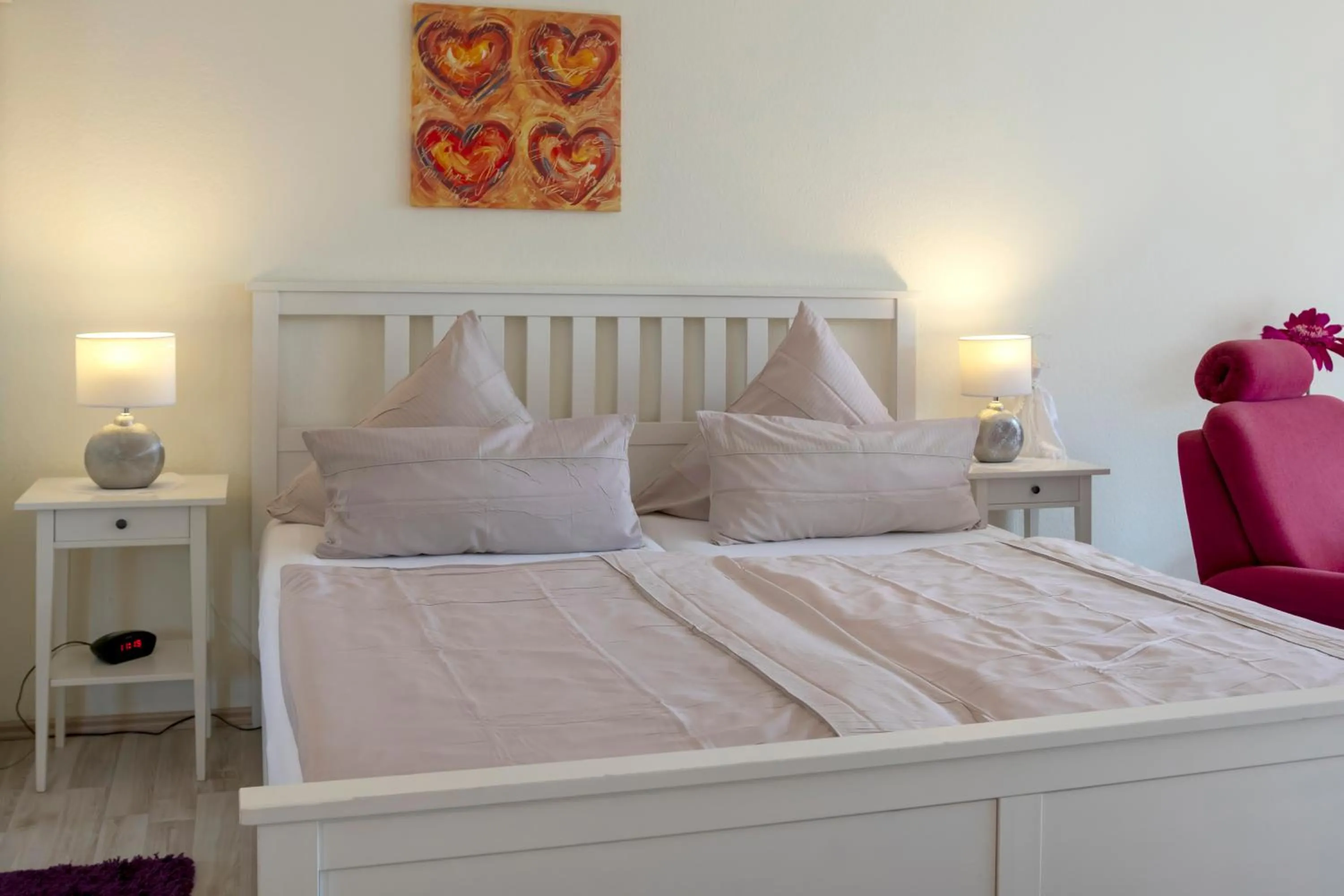 Bed in Haus Roseneck mit gratis Zugang zur Jod-Sole-Therme