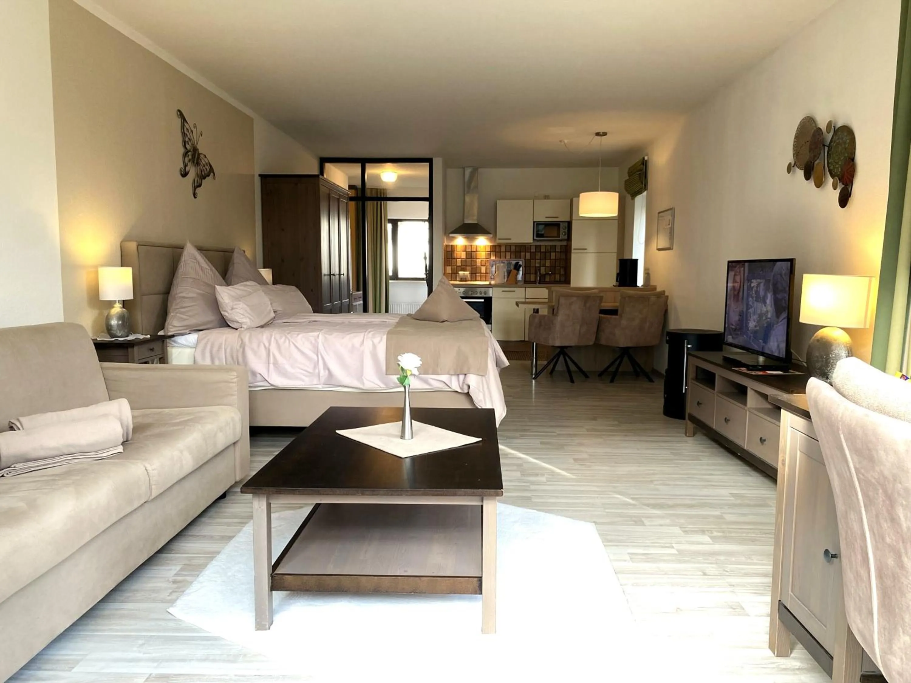 Bed in Haus Roseneck mit gratis Zugang zur Jod-Sole-Therme