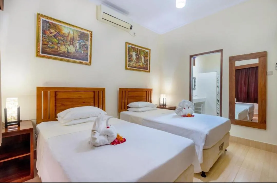 Bed in Bon Nyuh Bungalows