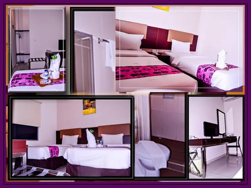 Bed in Ayla City Hotel