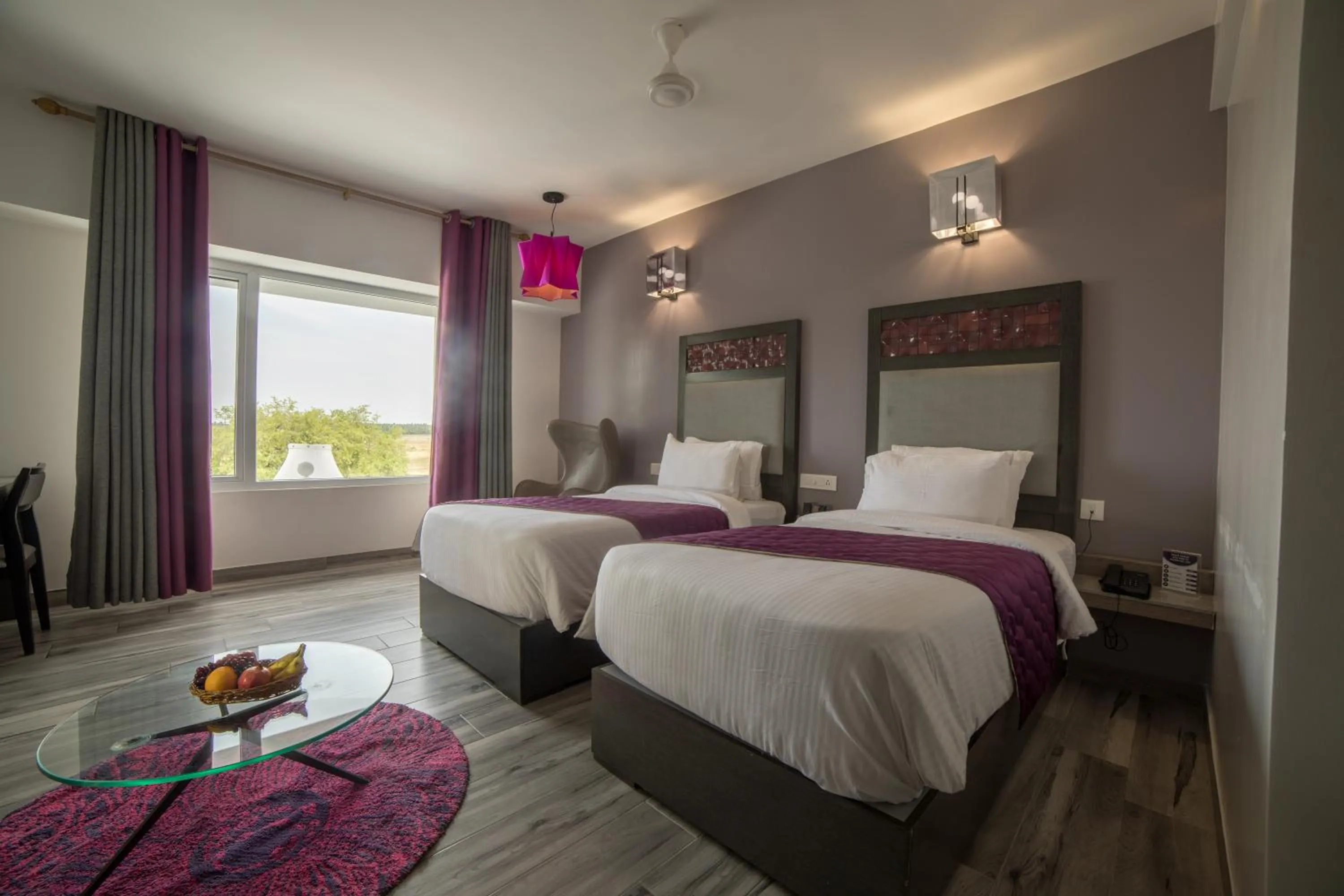 Bedroom, Bed in Hotel Visakka Palani