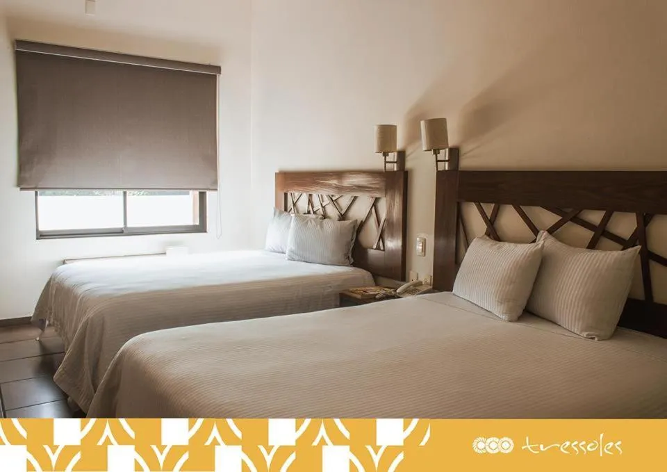 Bed in Hotel Tres Soles