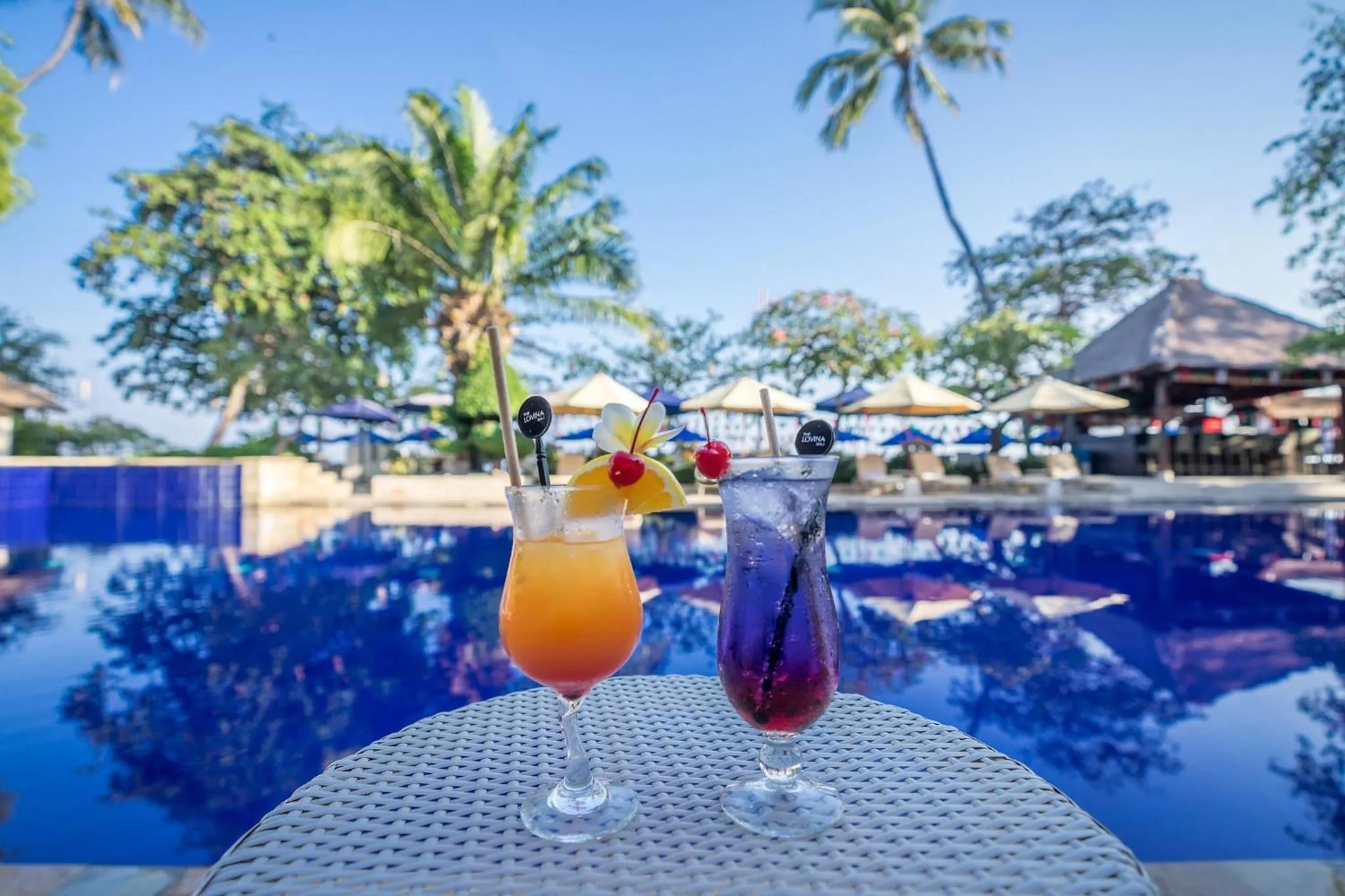 Pool view in The Lovina