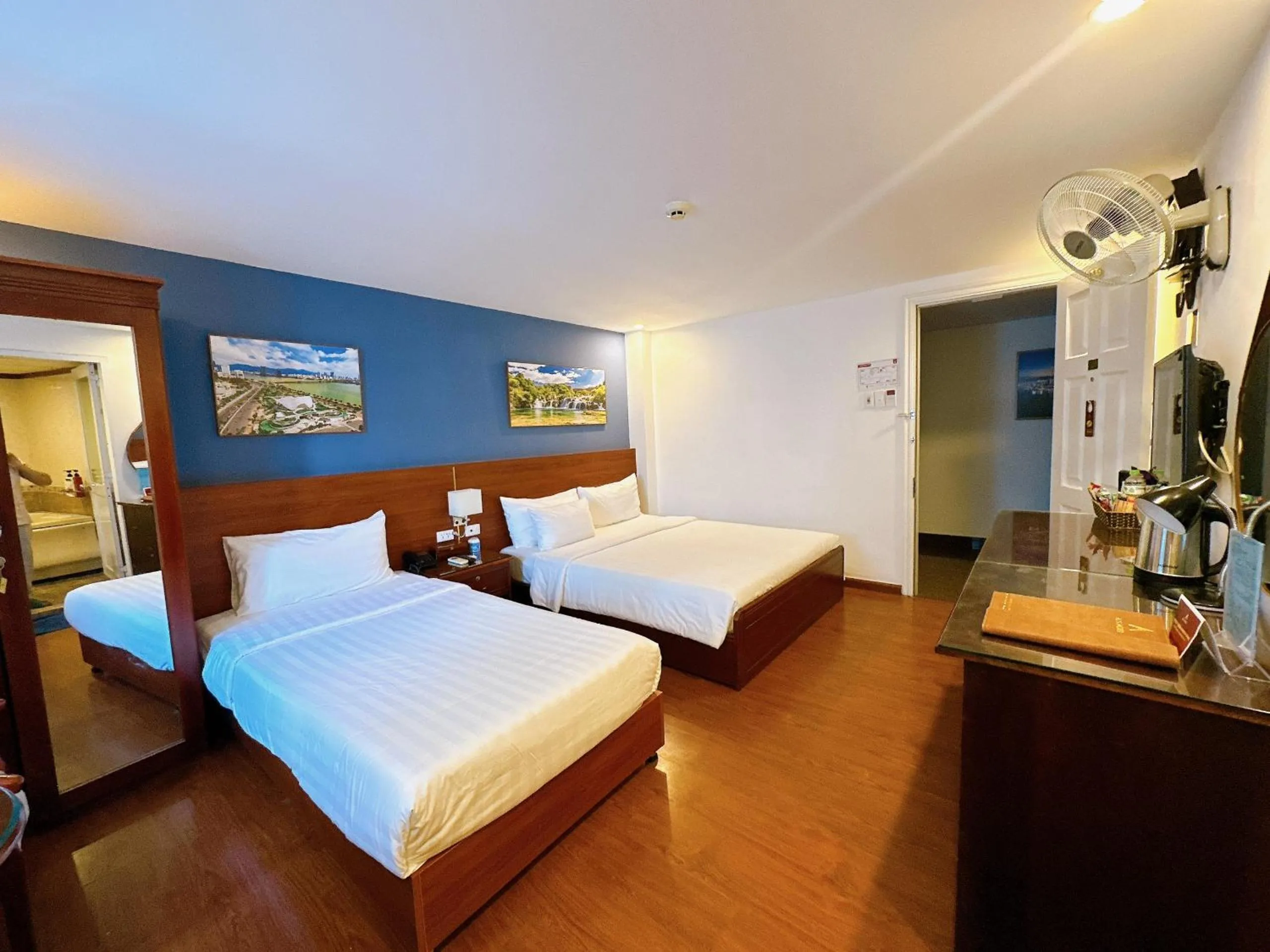 Bed in A25 Hotel -137 Nguyễn Du - Đà Nẵng