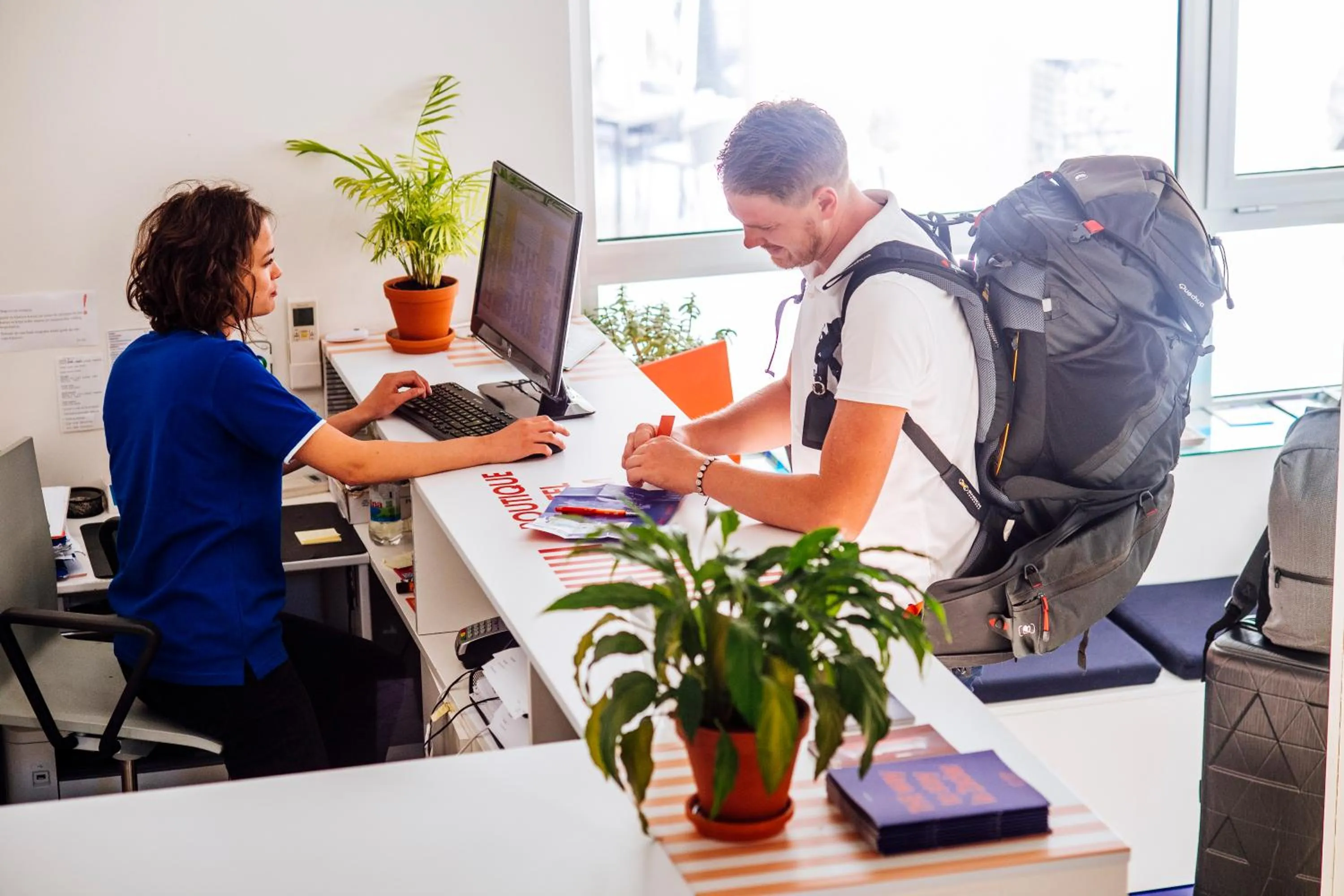 Lobby or reception in Boutique Hostel Forum