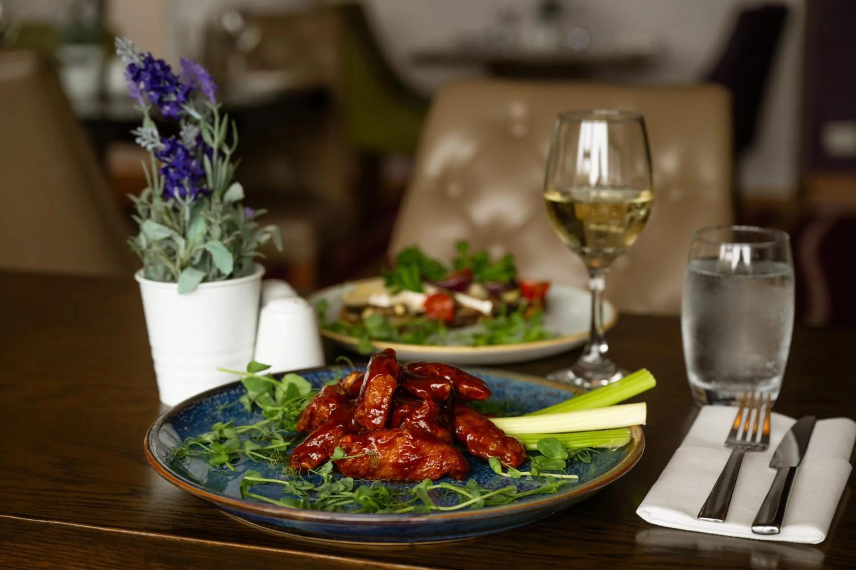Dining area in Louis Fitzgerald Hotel