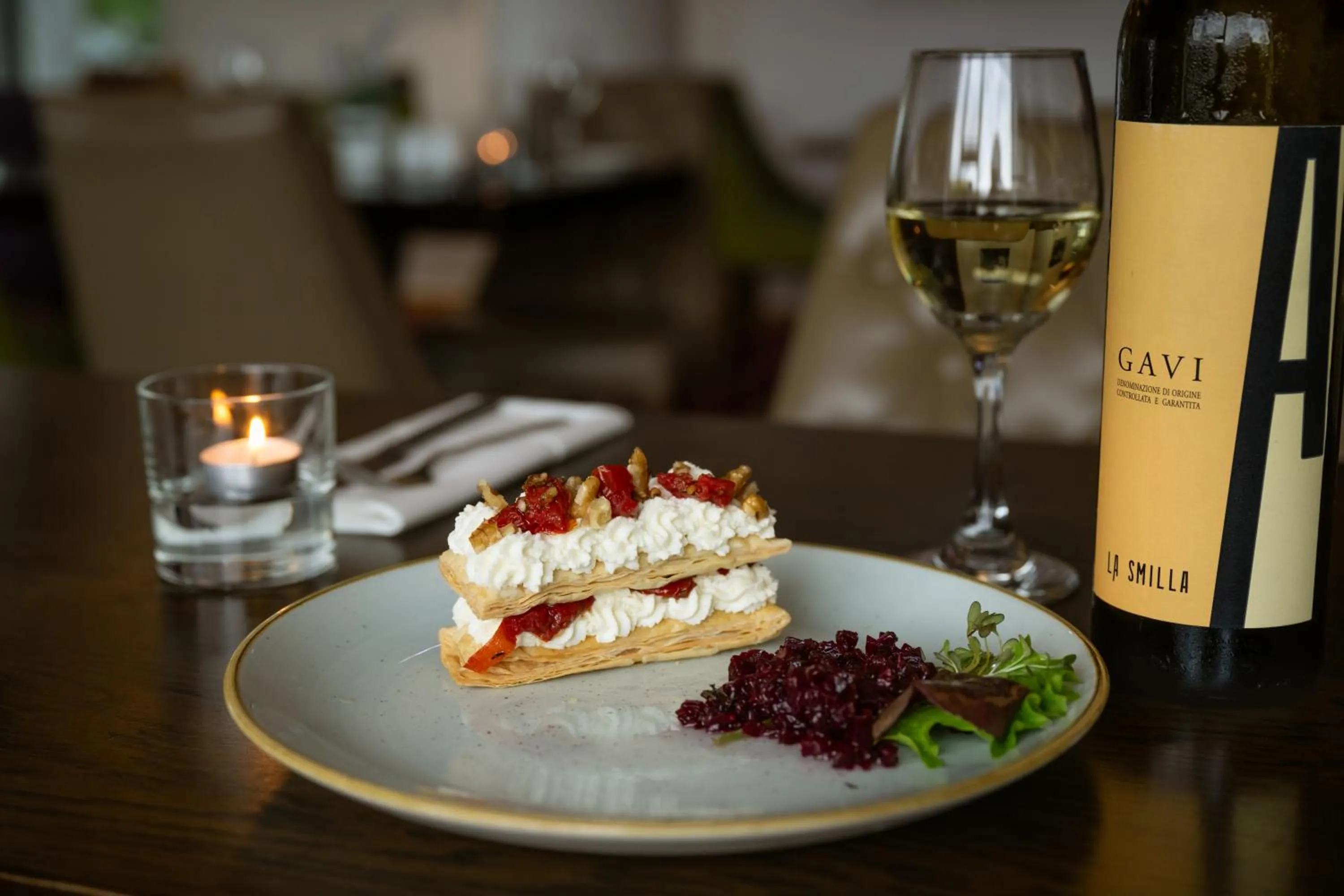 Dining area in Louis Fitzgerald Hotel