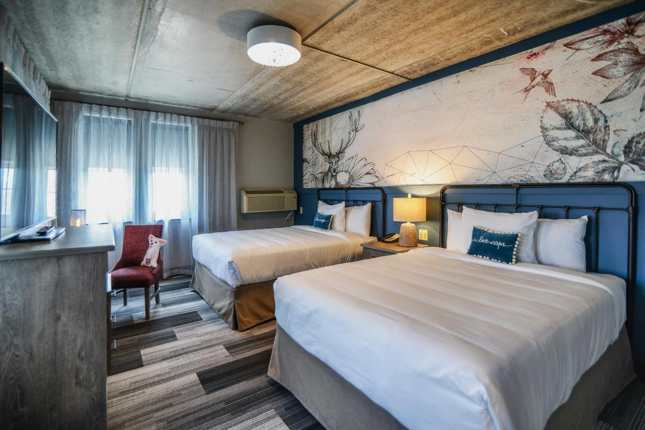 Bed in The Stella Hotel & Ballroom