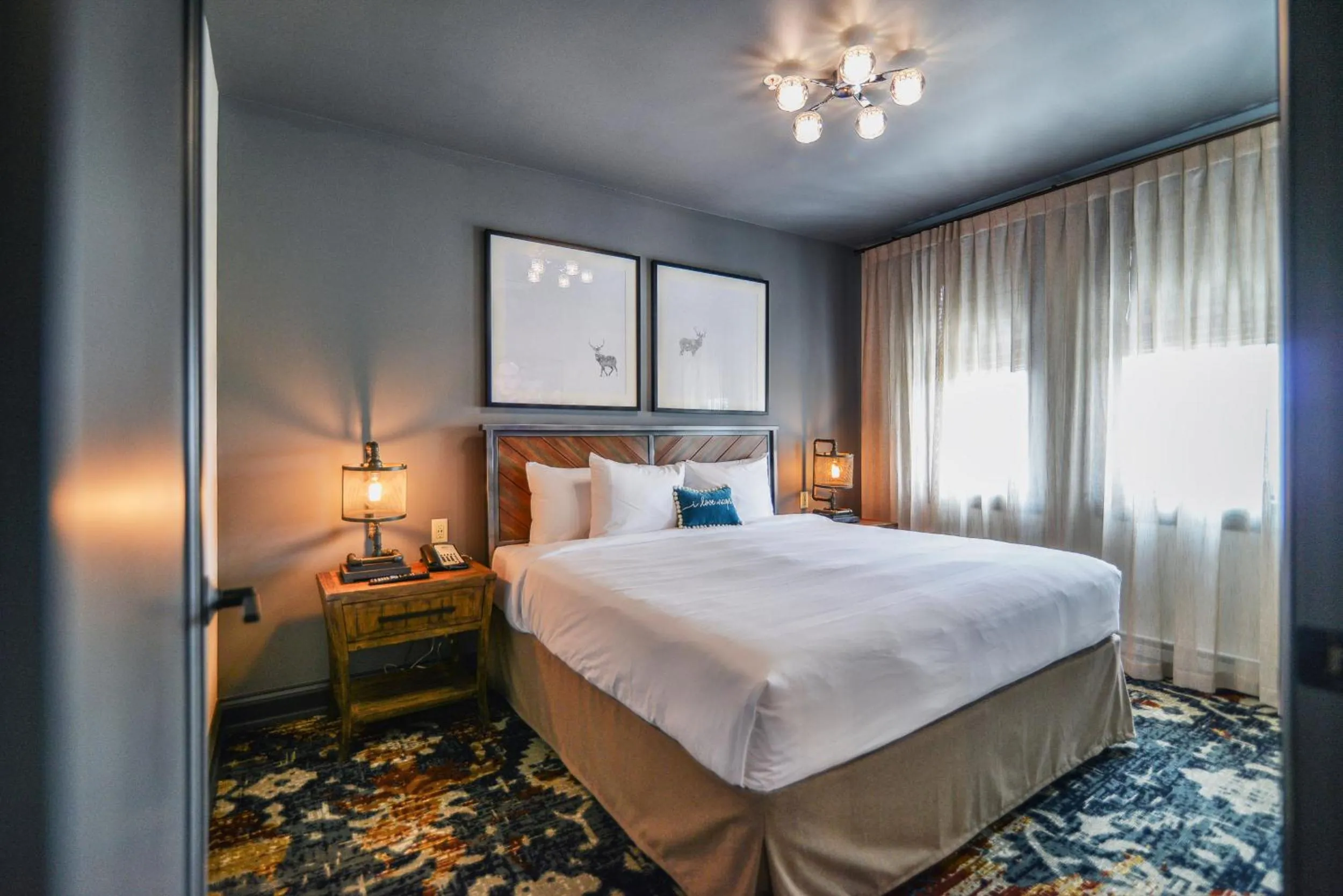 Bed in The Stella Hotel & Ballroom