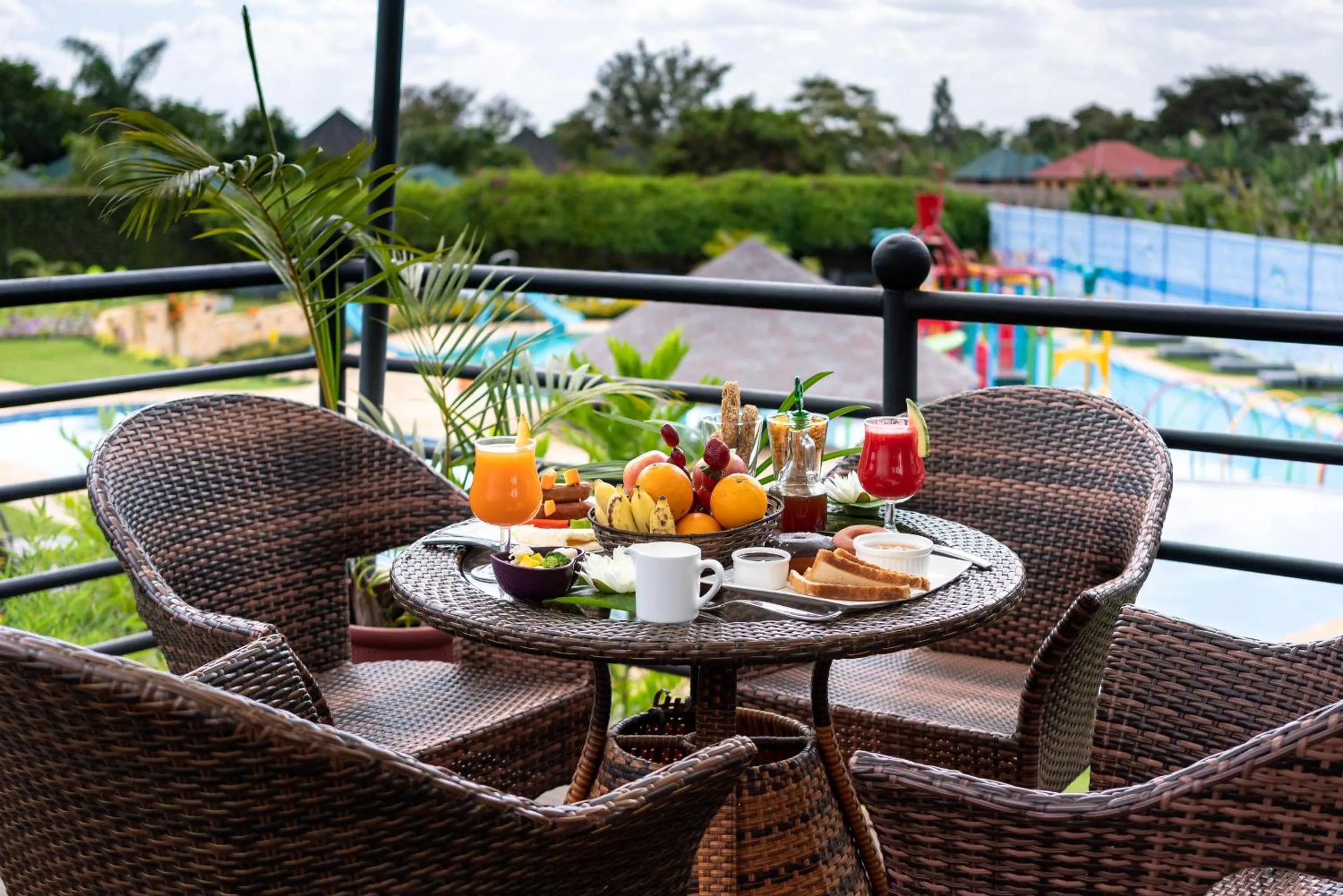 Breakfast in Fun Retreat Resort, Hotel and Ayurveda Spa