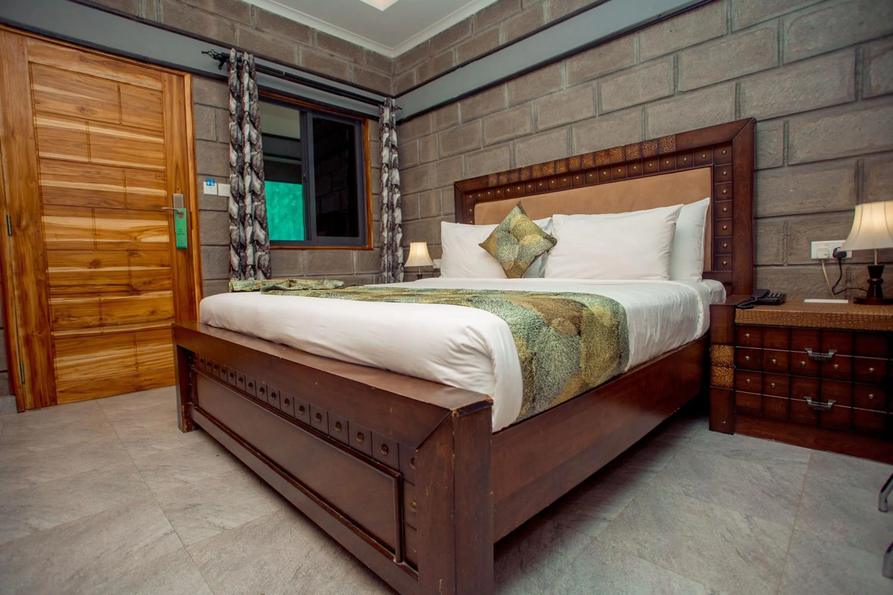 Bed in Fun Retreat Resort, Hotel and Ayurveda Spa