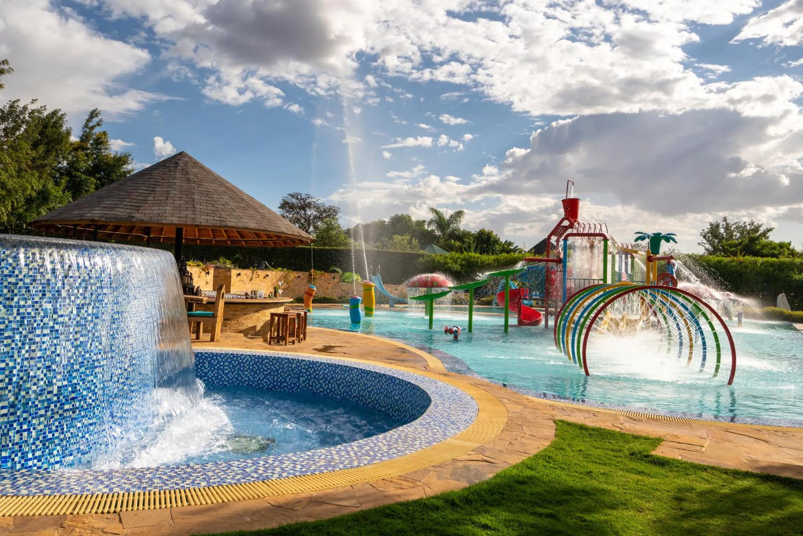 Aqua park in Fun Retreat Resort, Hotel and Ayurveda Spa