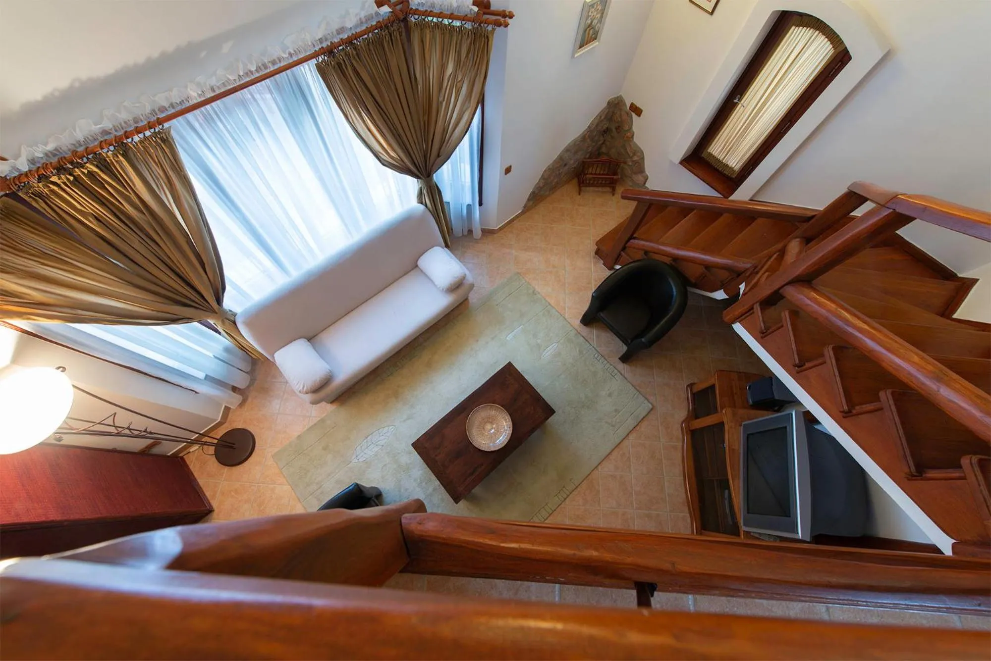 Living room, Bed in Hajdu Apartman 2.