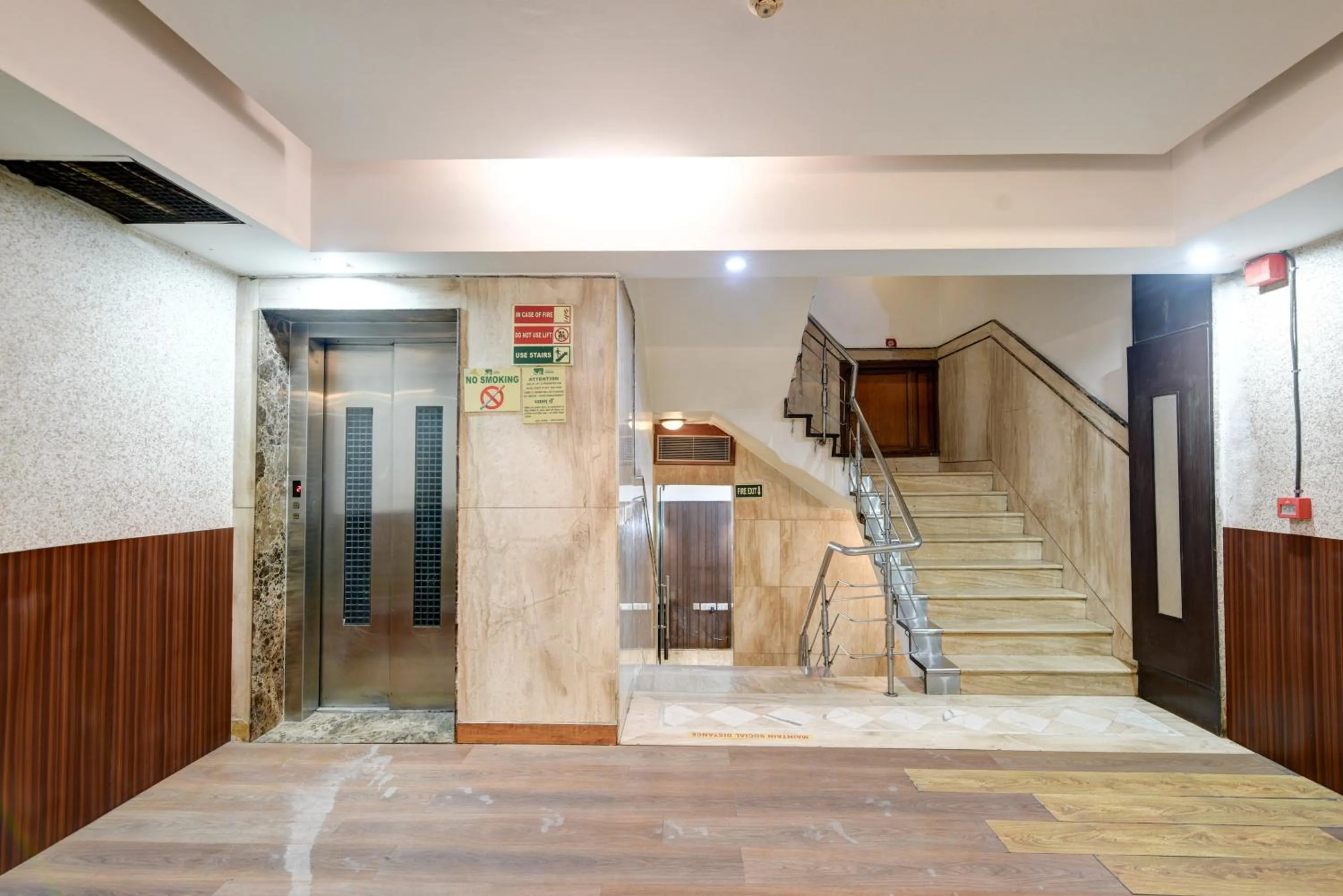 elevator in Airport Hotel Grand