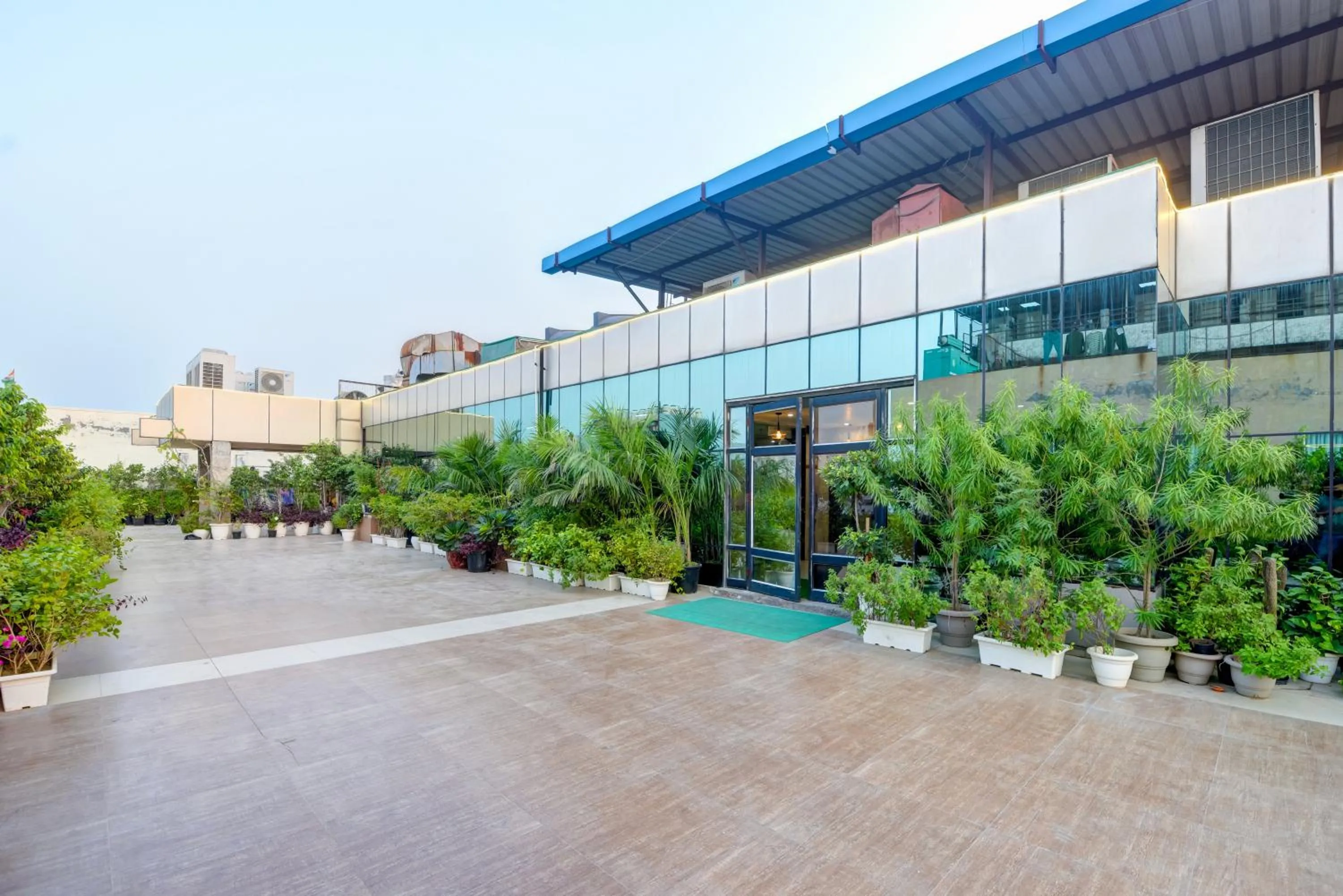 Garden view in Airport Hotel Grand