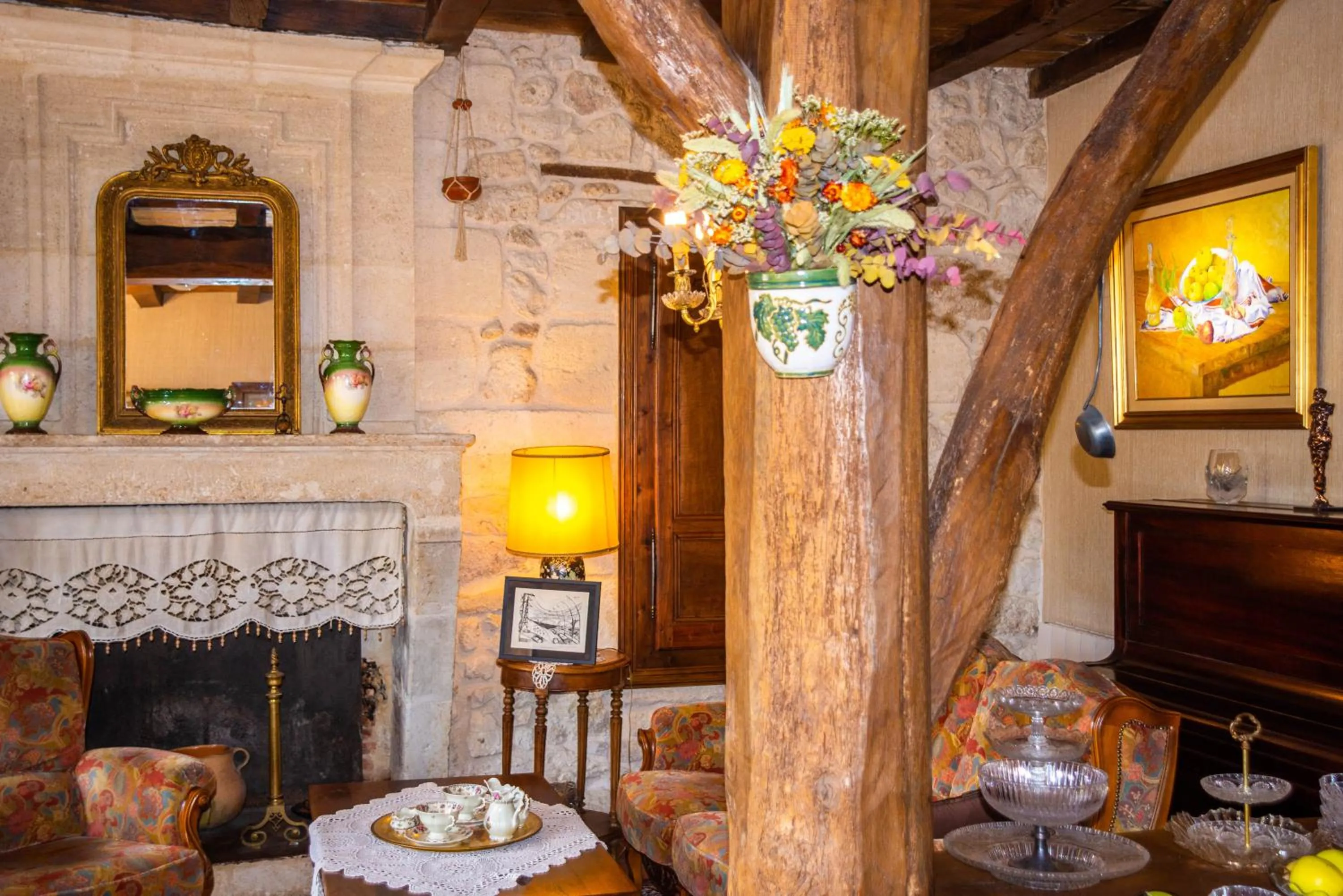 Living room in La Closerie de Fronsac