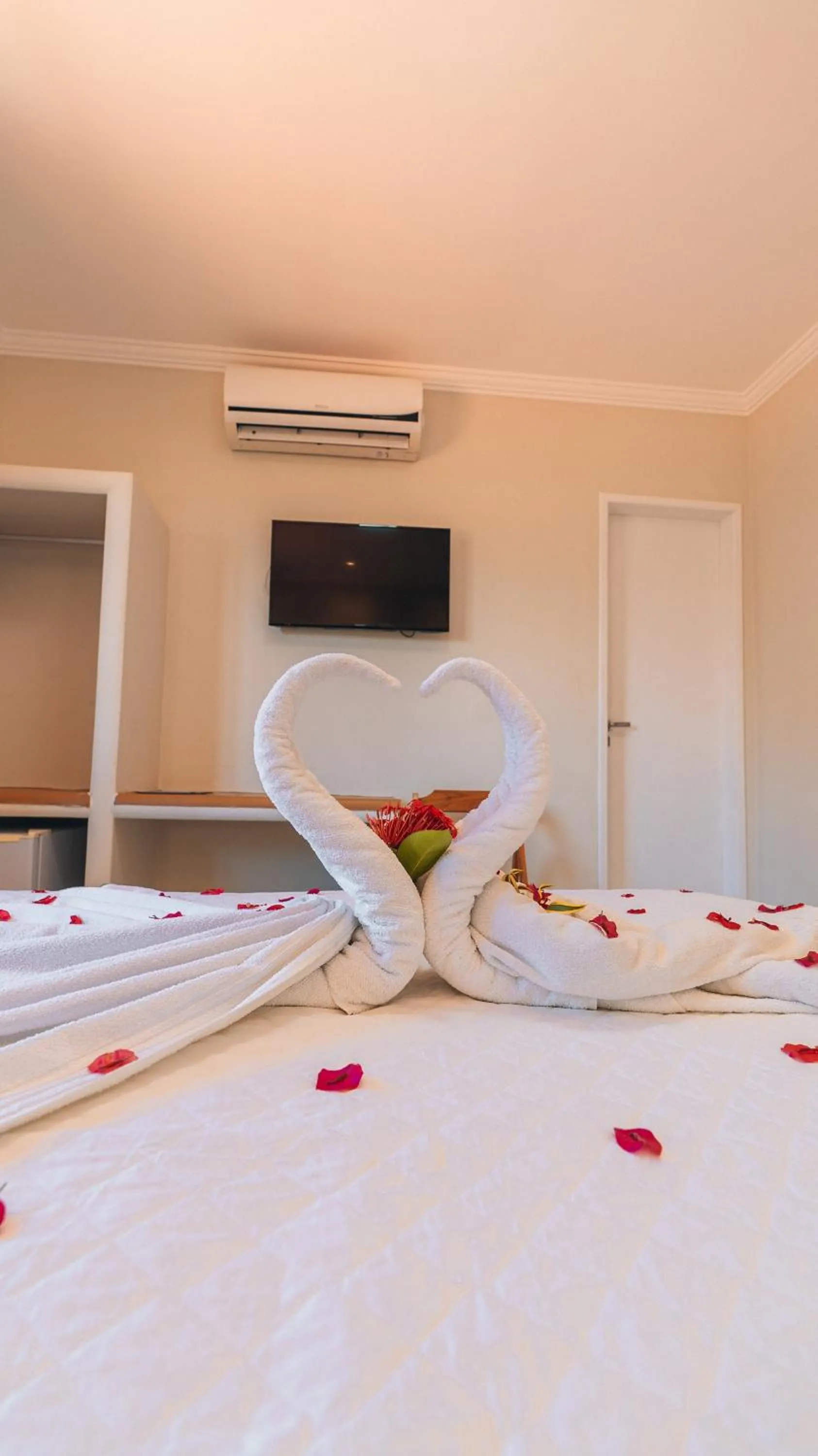 Bed in Pousada São Jorge