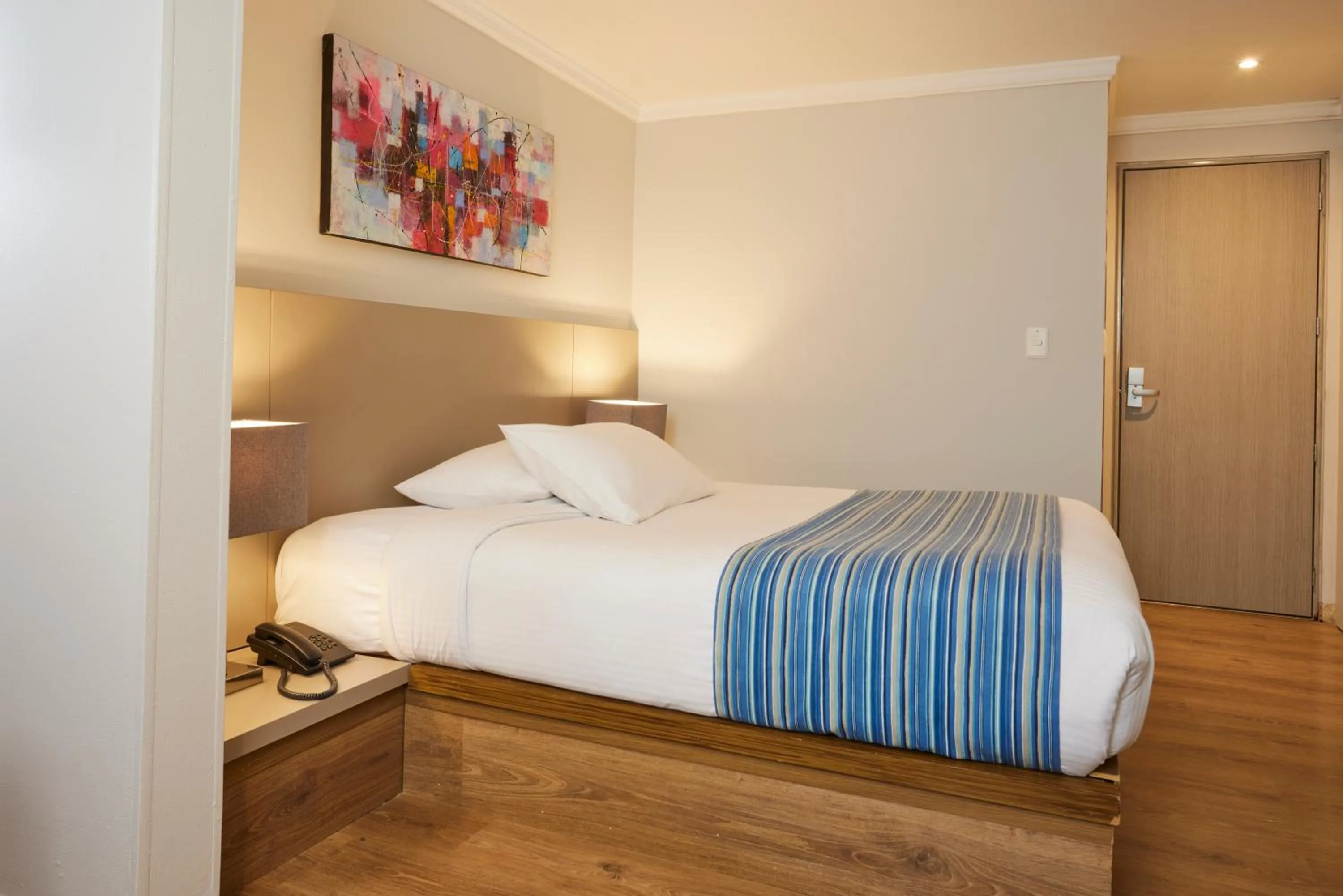 Bed in Hotel Saint Simon