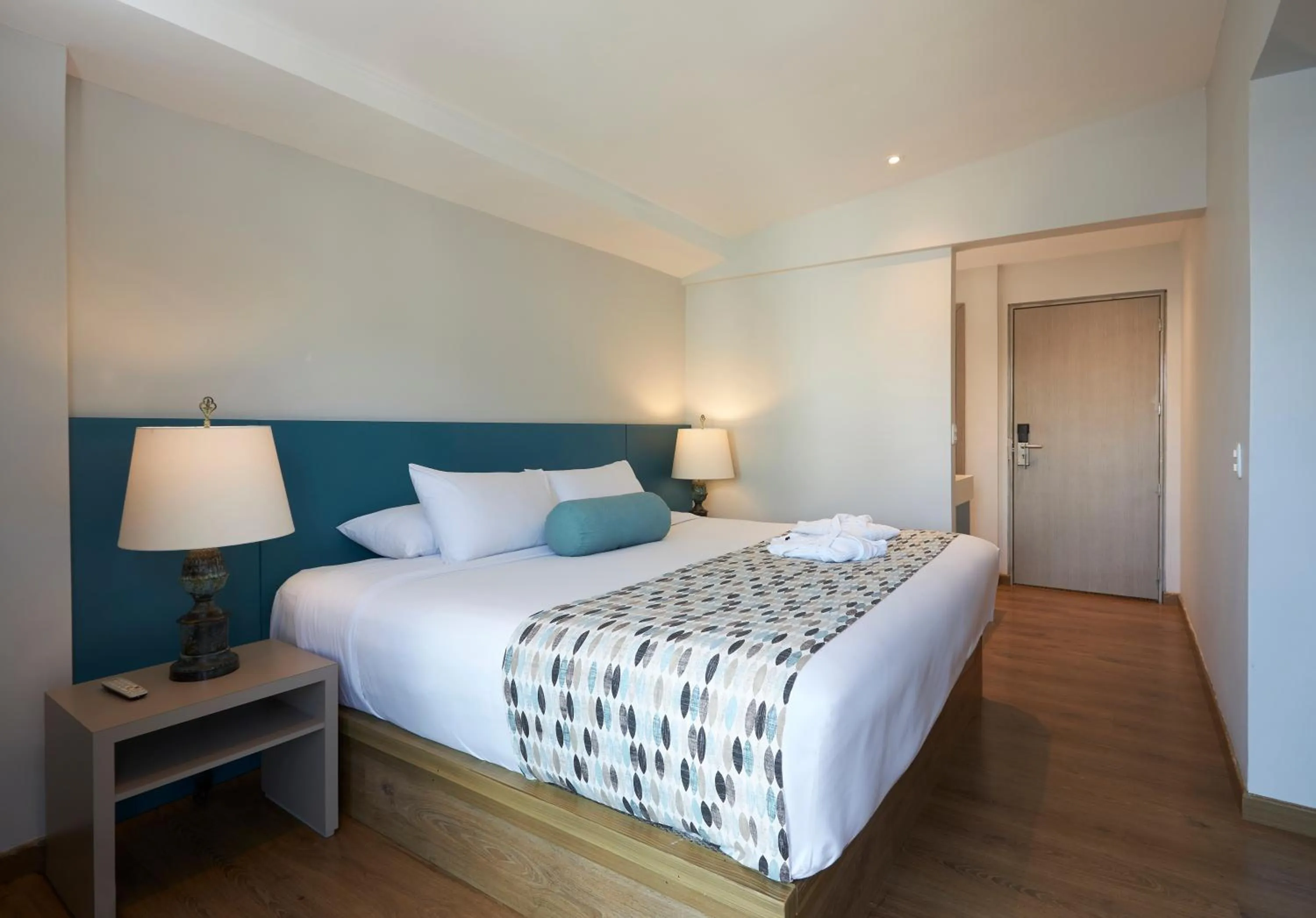 Bed in Hotel Saint Simon