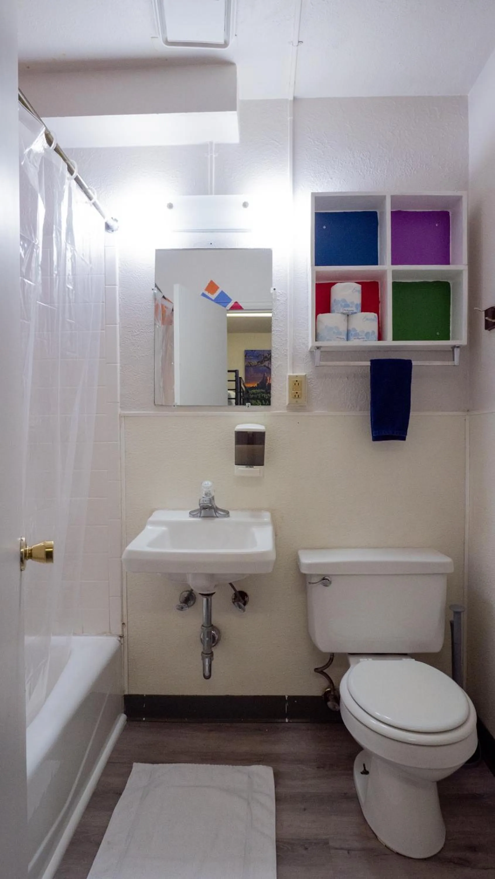 Shower in RAD Hostel