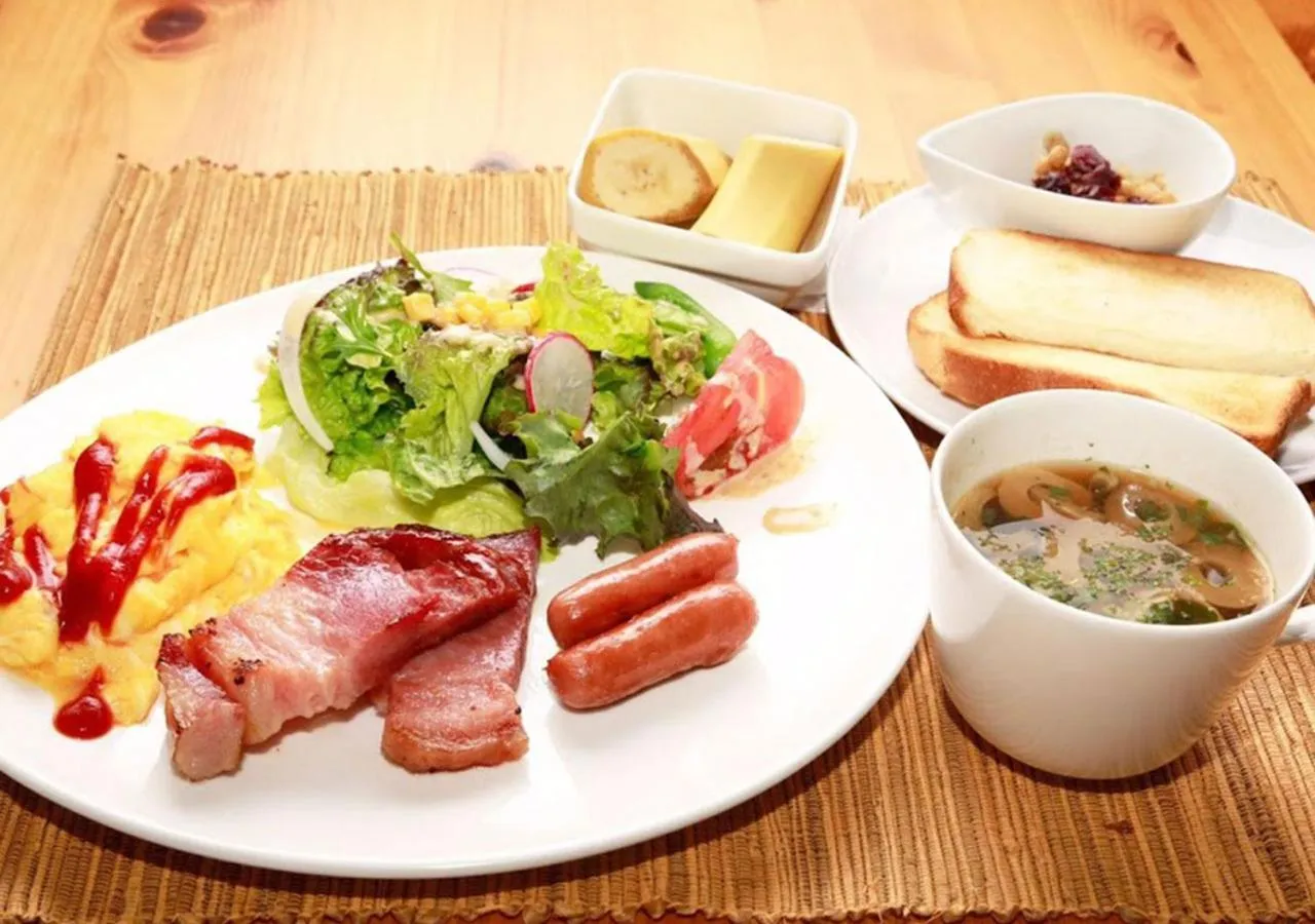 Food and drinks in Pension Kamifuji