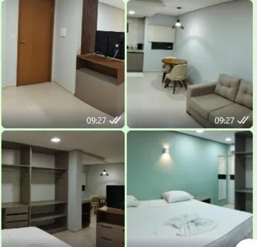 Kitchen or kitchenette, Bed in Hotel Recanto Vip