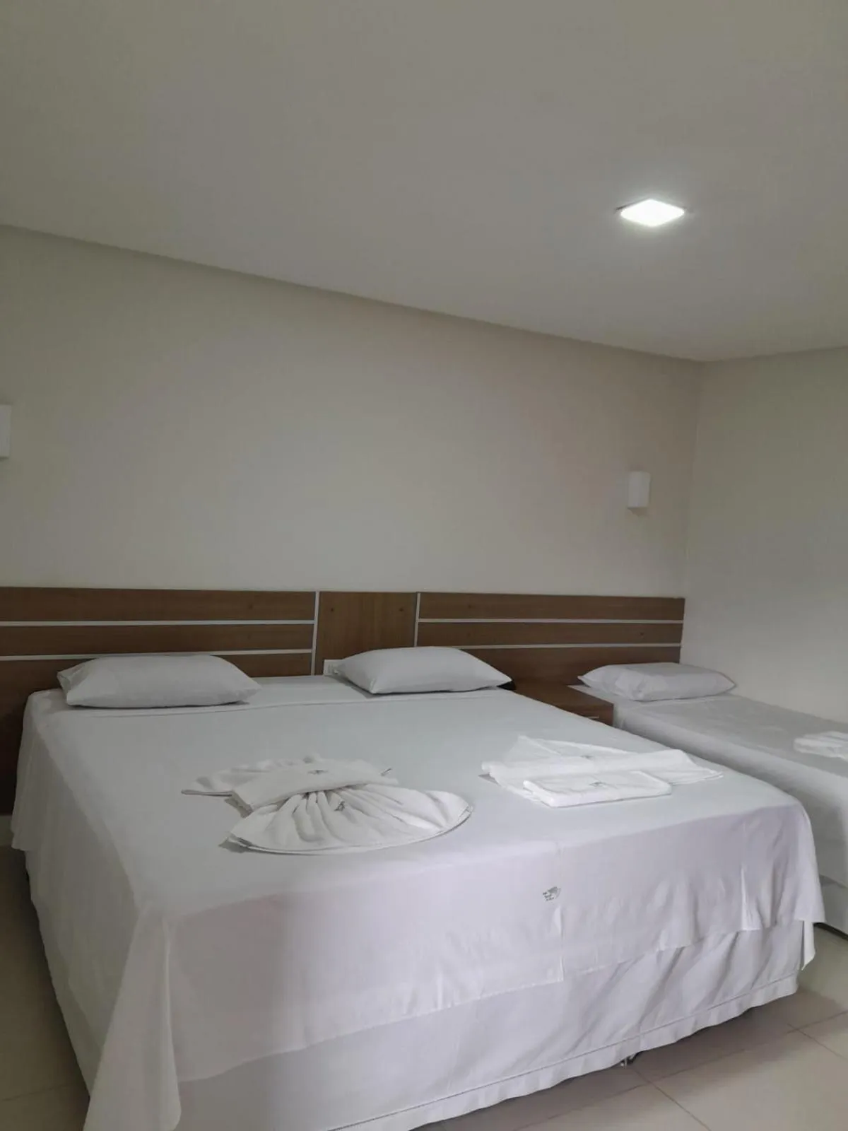 Bed in Hotel Recanto Vip