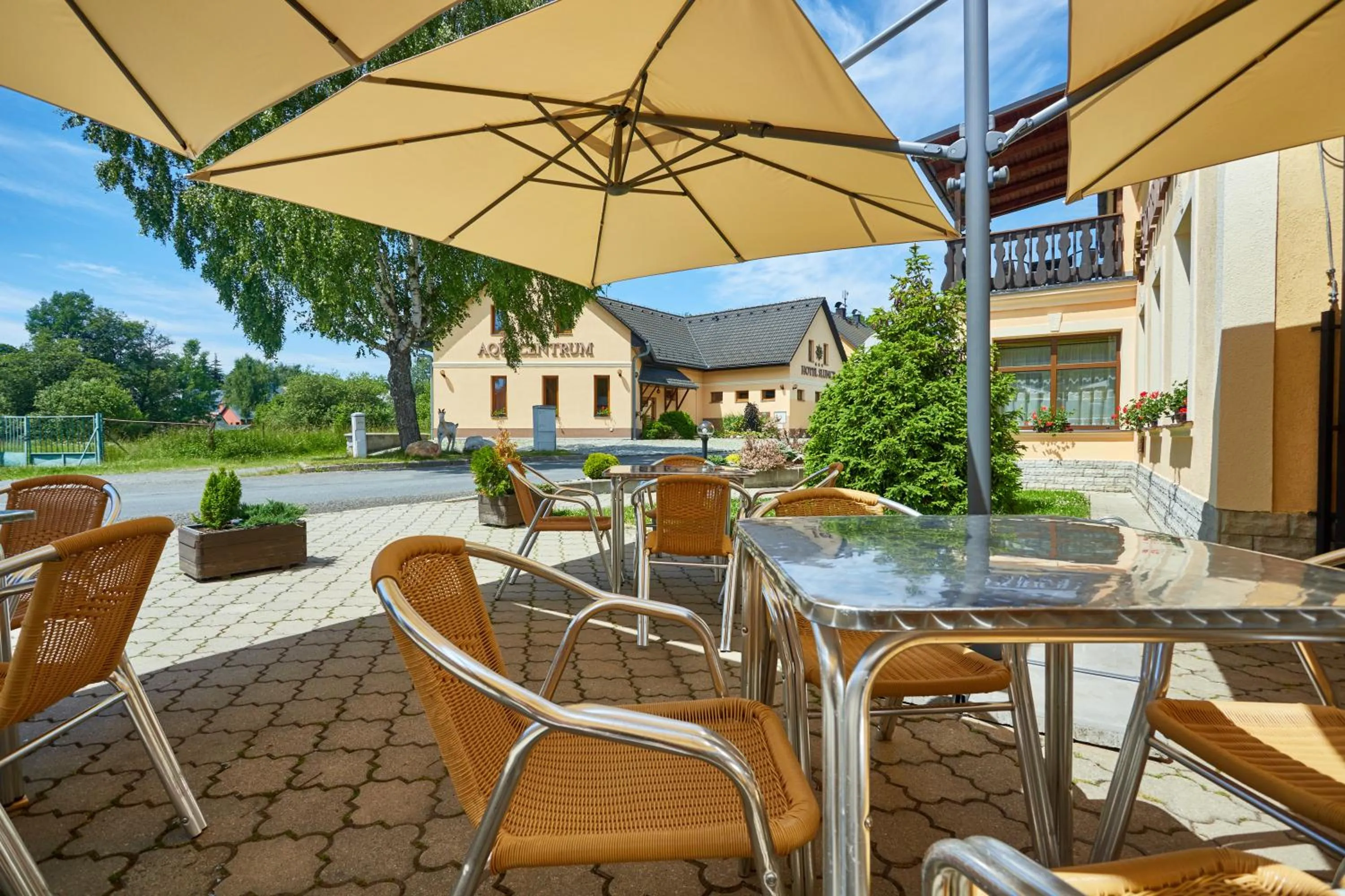 Property building in Hotel Slunce