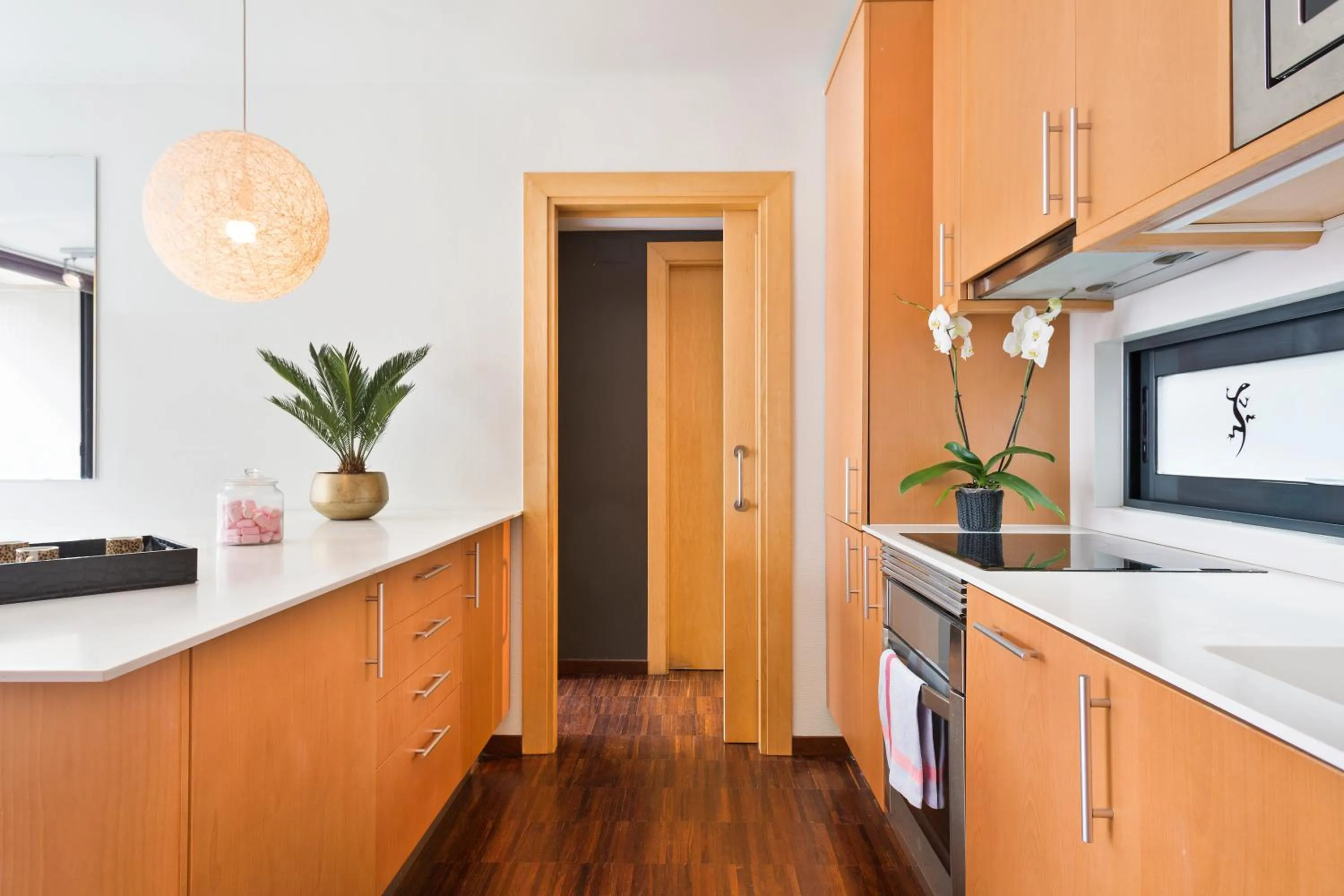 Kitchen or kitchenette in My Space Barcelona Executive Apartments Center