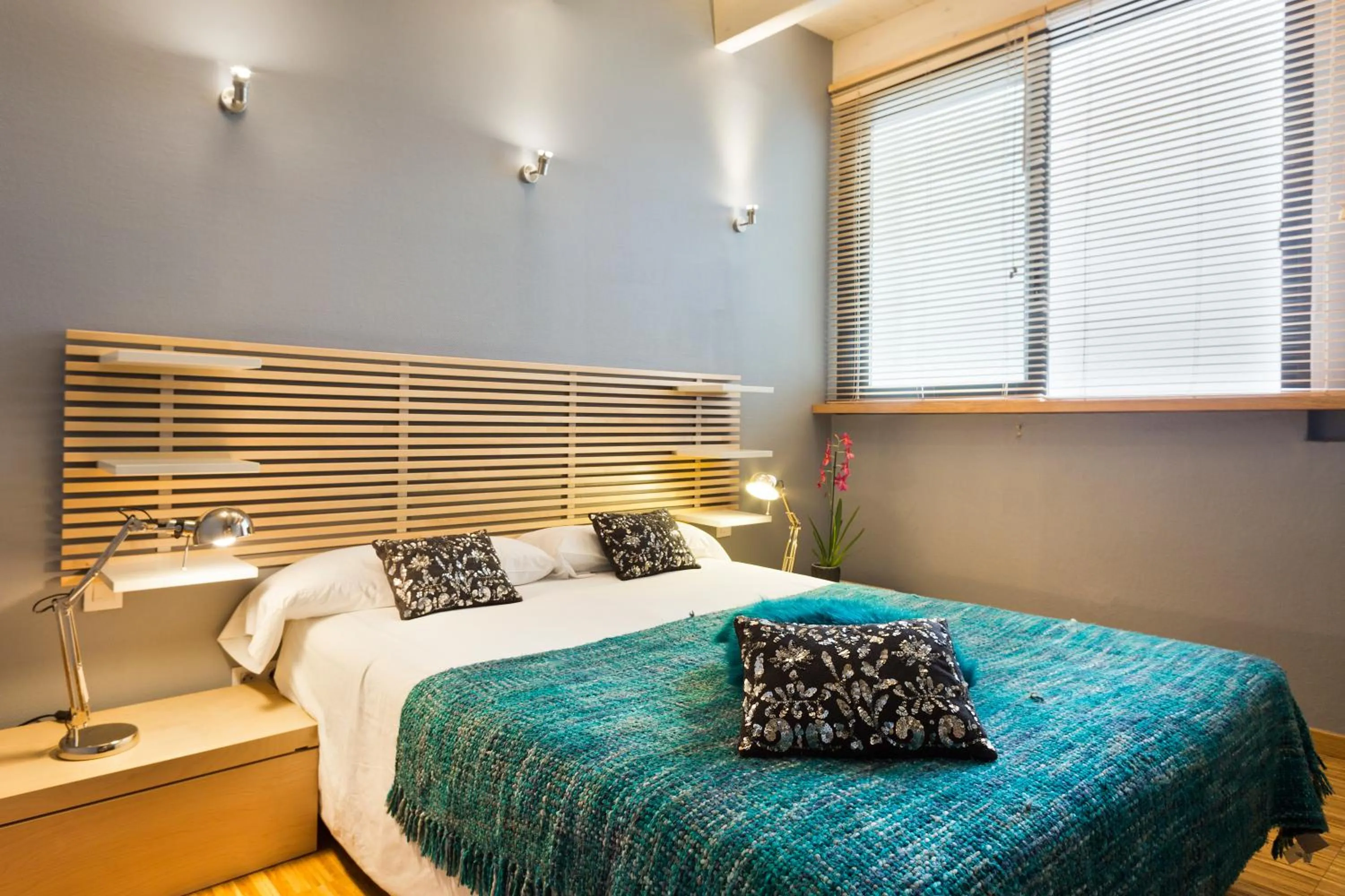 Bedroom, Bed in My Space Barcelona Executive Apartments Center