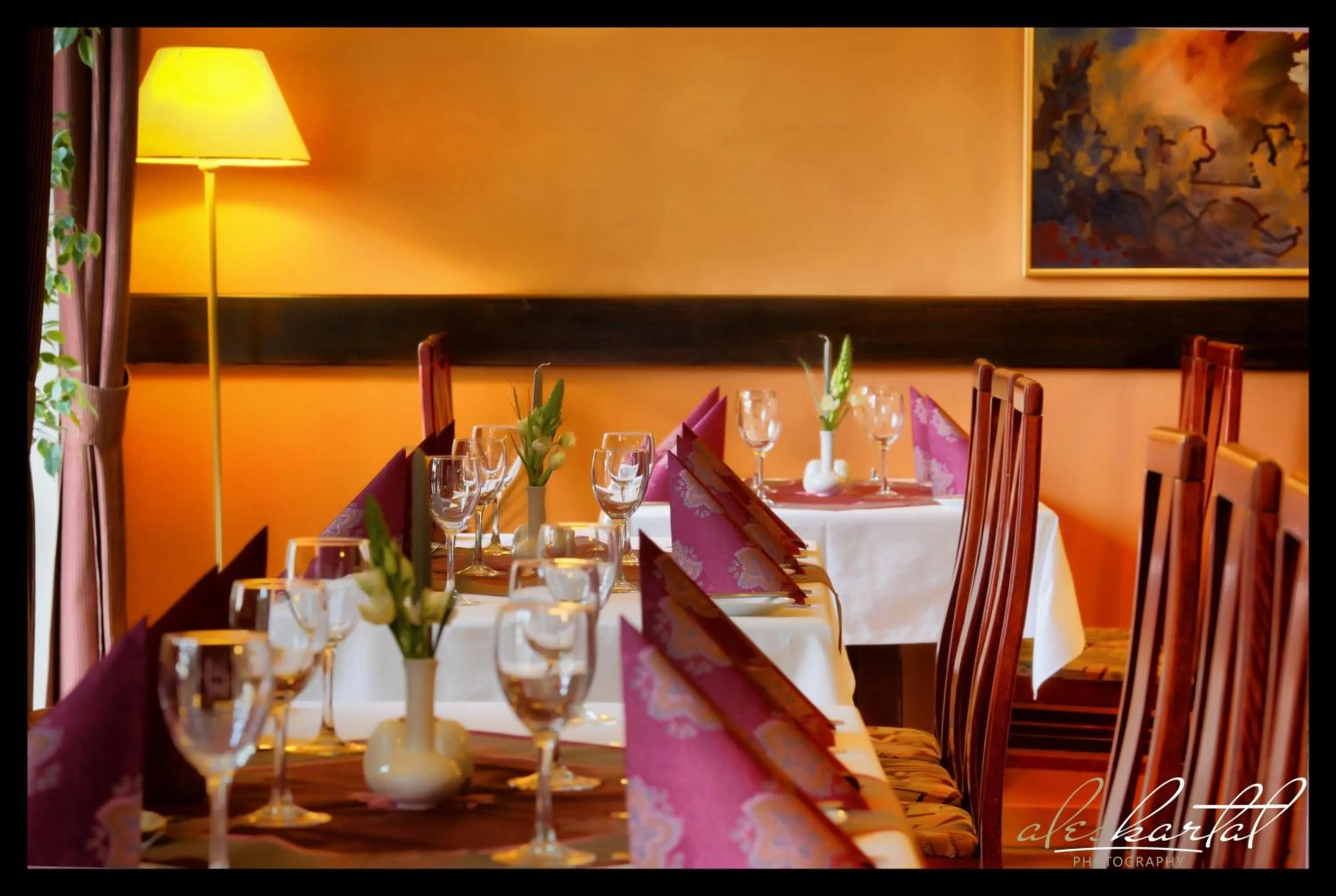 Restaurant/places to eat in Park Hotel Pruhonice