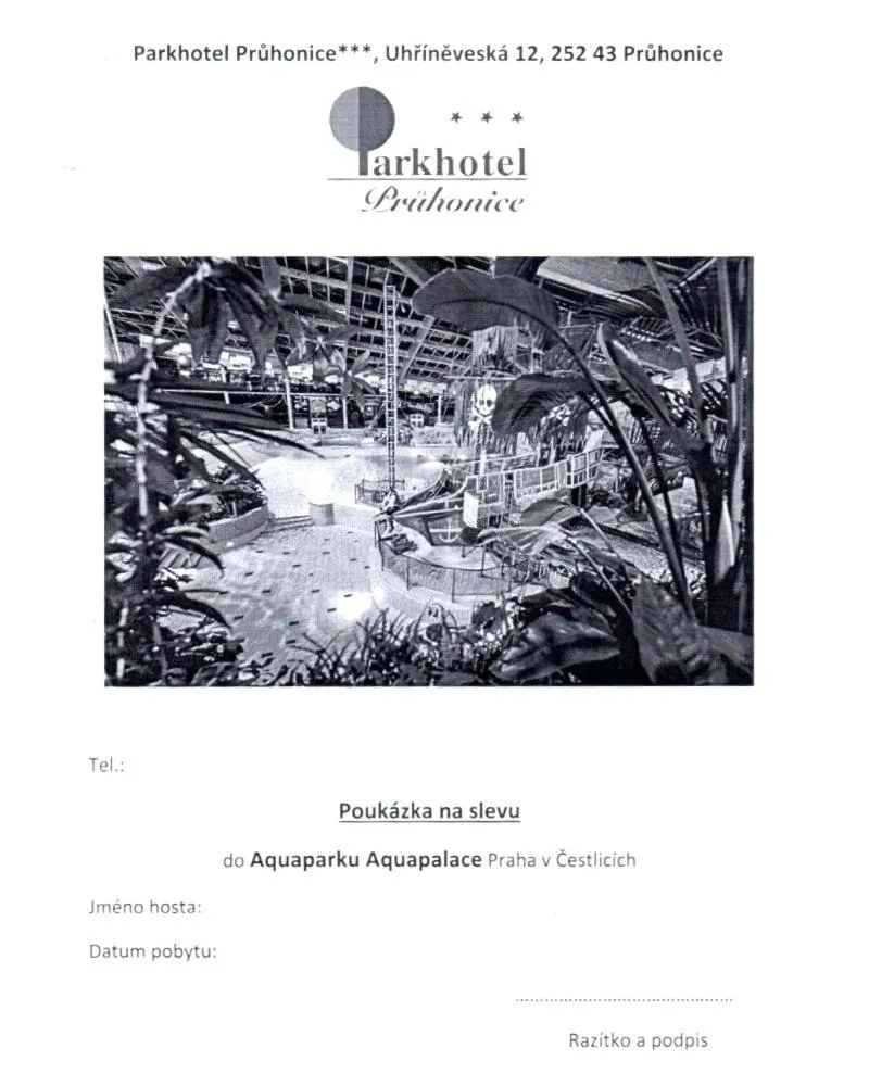 Off site in Park Hotel Pruhonice