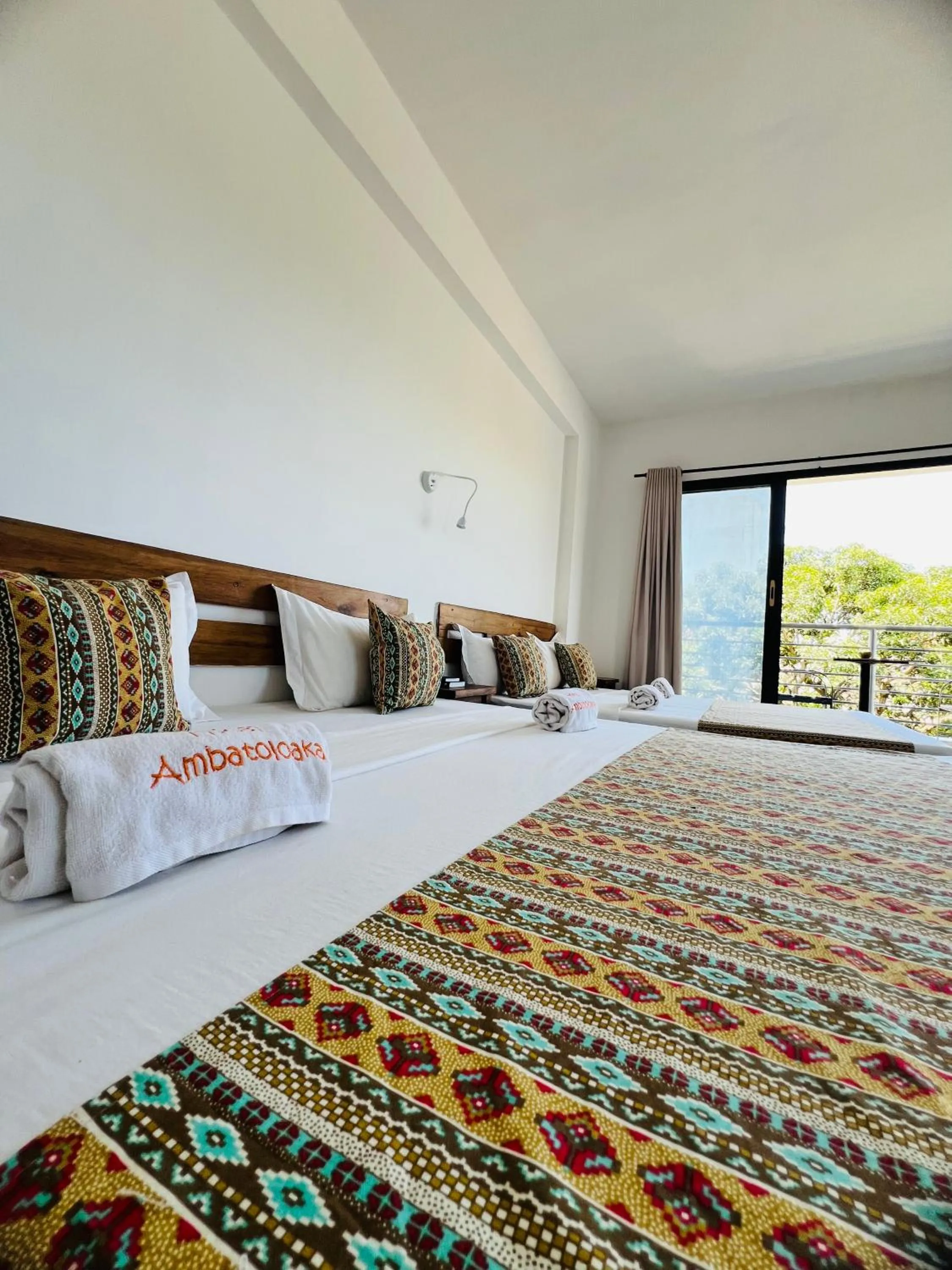 Bed in Hôtel Ambatoloaka