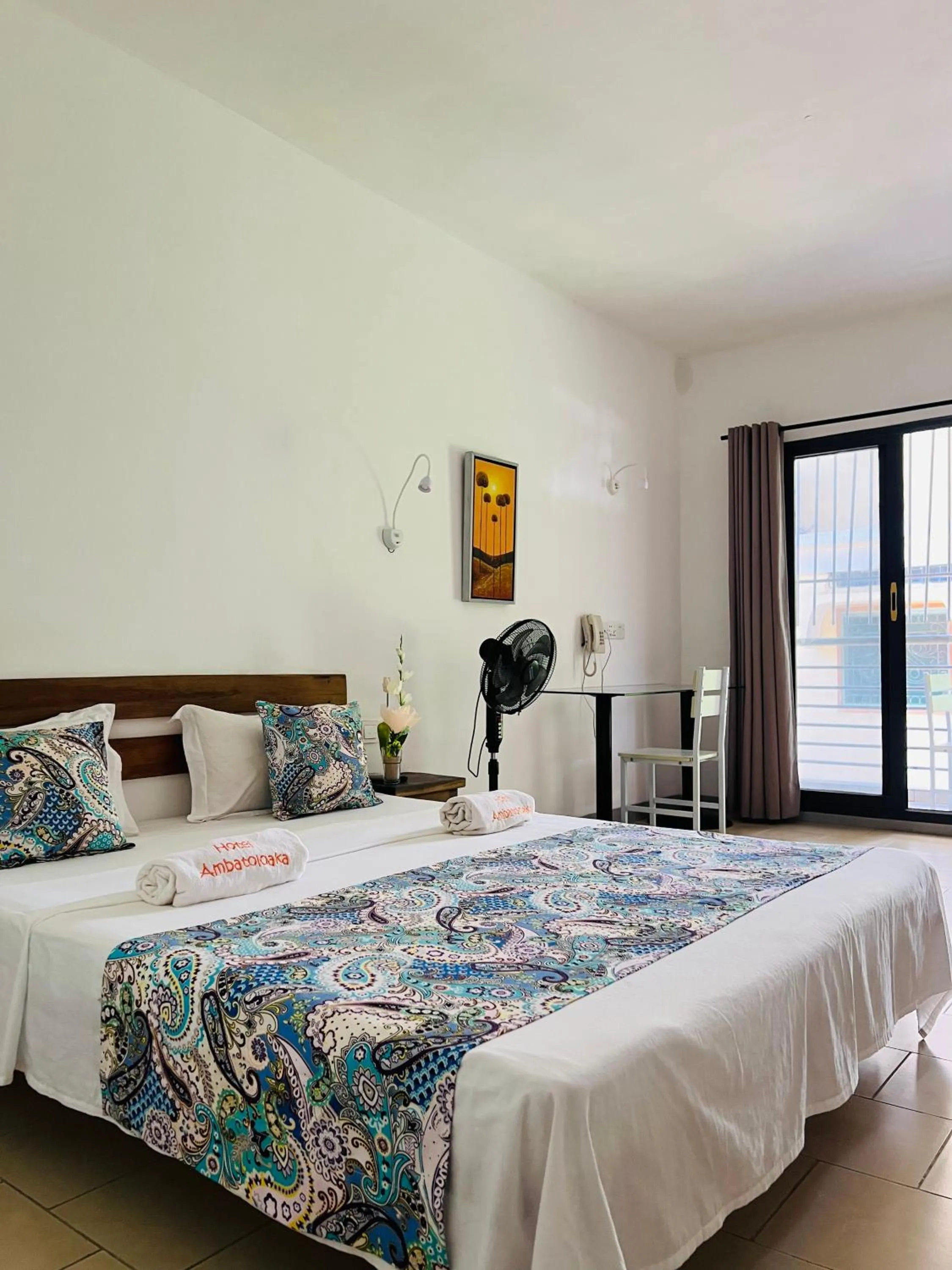 Bed in Hôtel Ambatoloaka