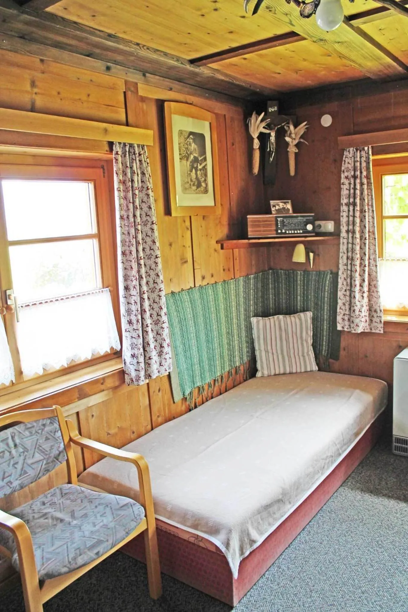 Bed in Ferienhaus Jägerhäusl