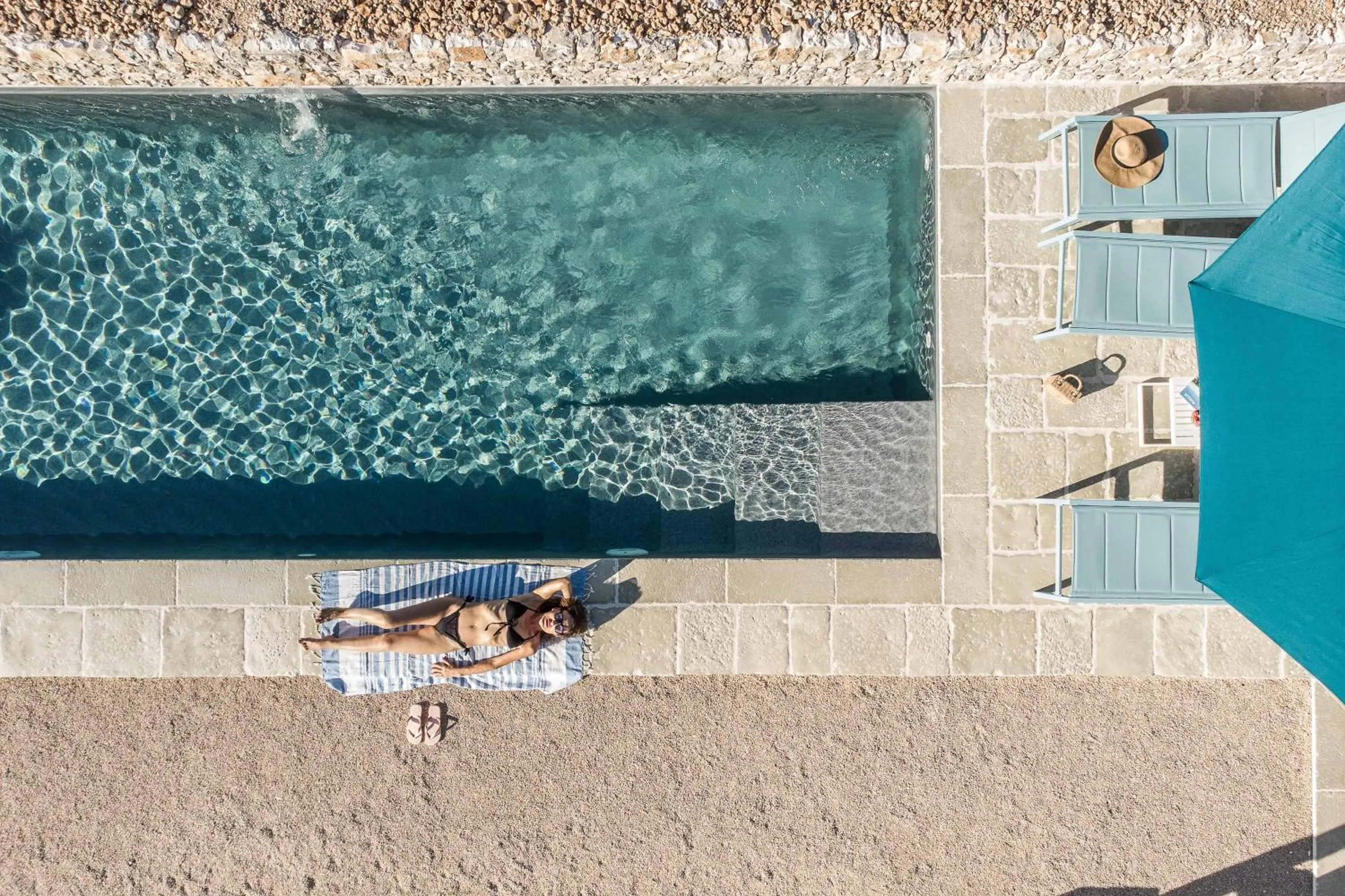 Bird's eye view in Trulli Terra Magica