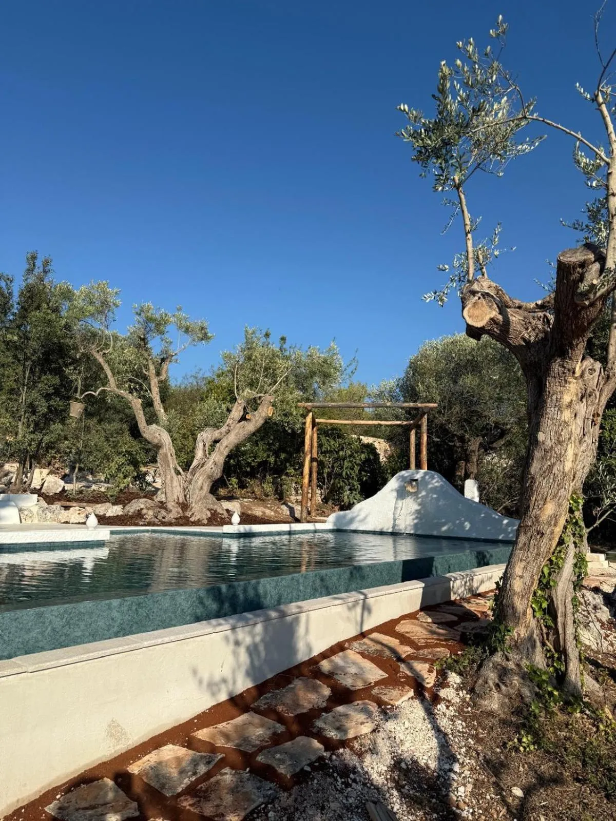 Pool view in Trulli Terra Magica